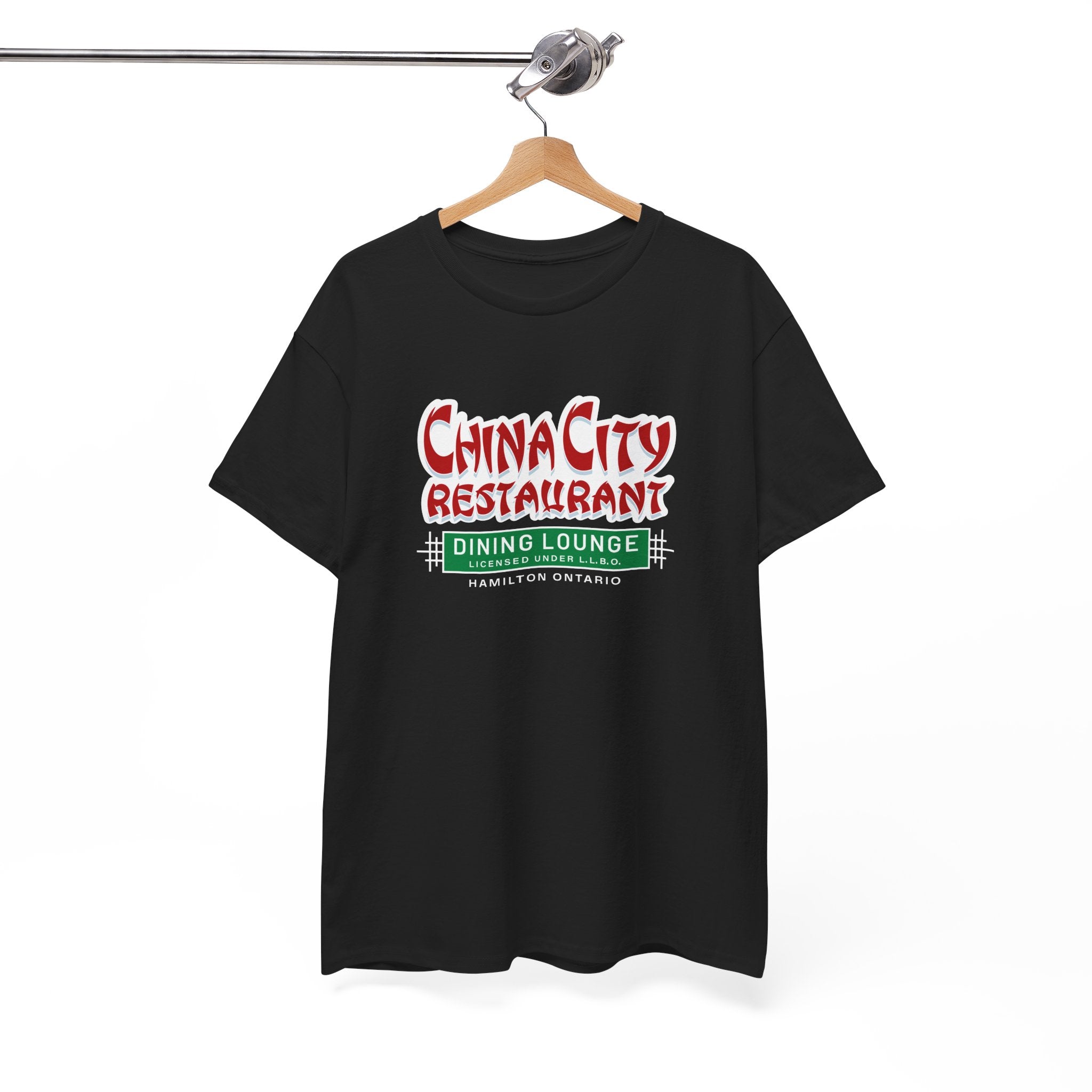 China City Restaurant Classic Black Tee
