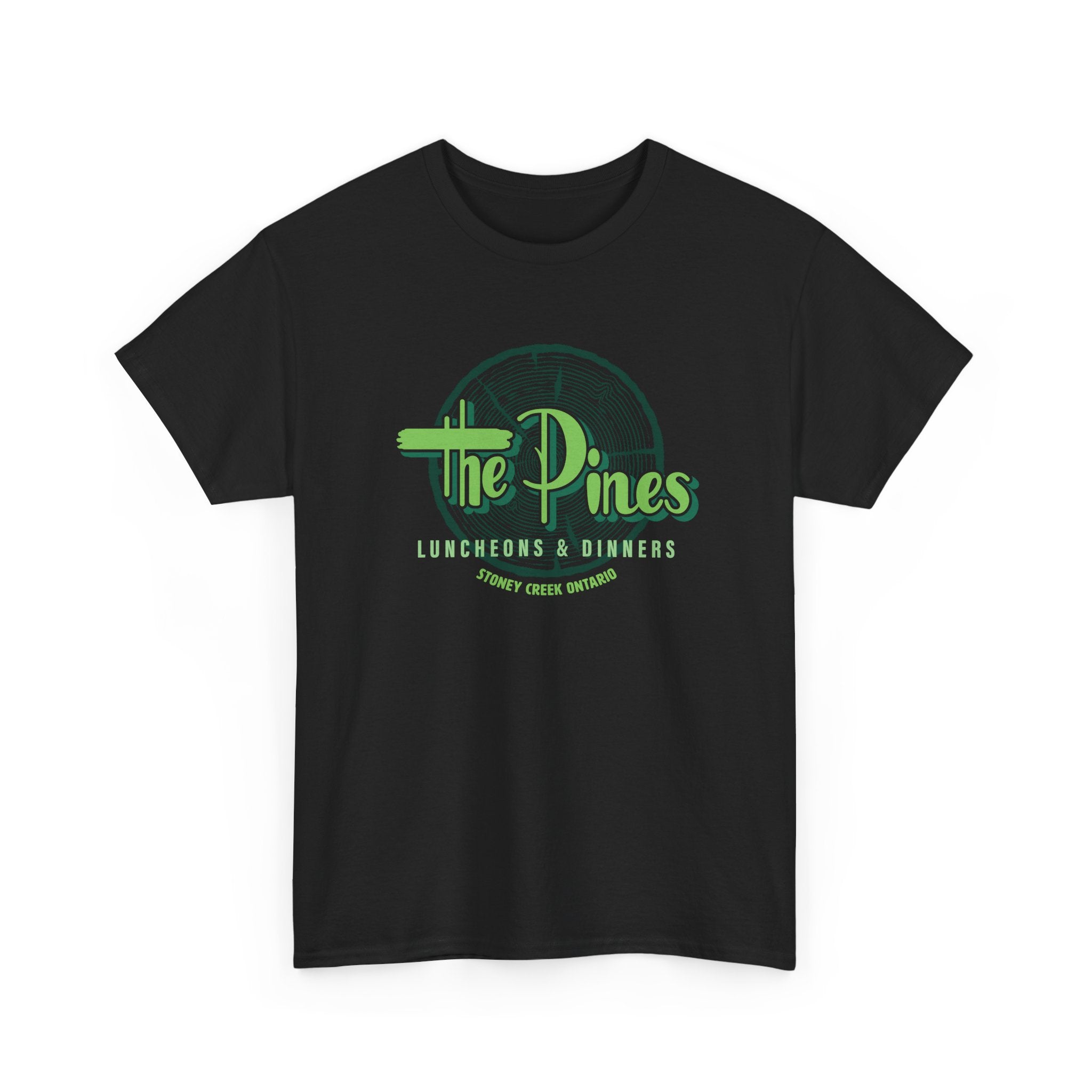 The Pines Classic Black Tee
