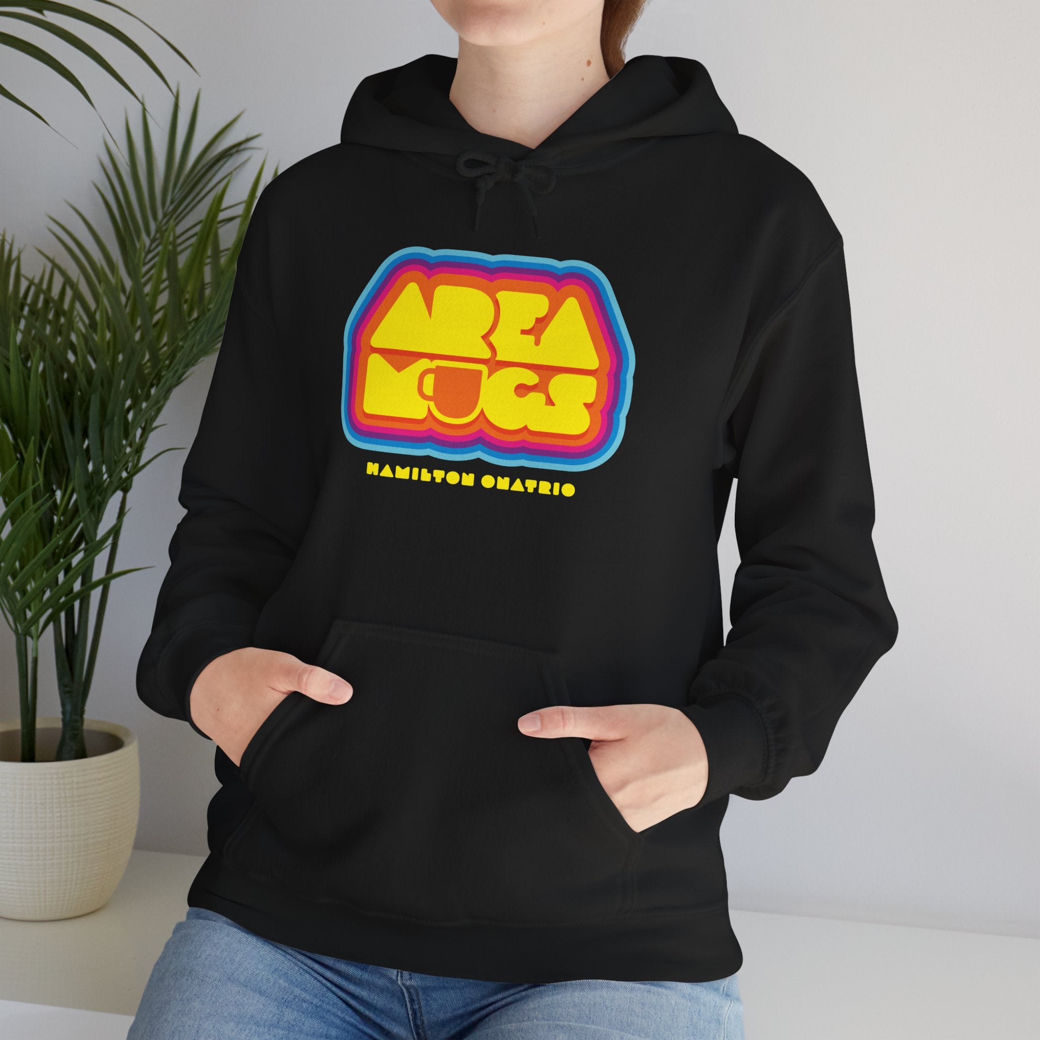 Area Mugs Special Logo Black Hoodie