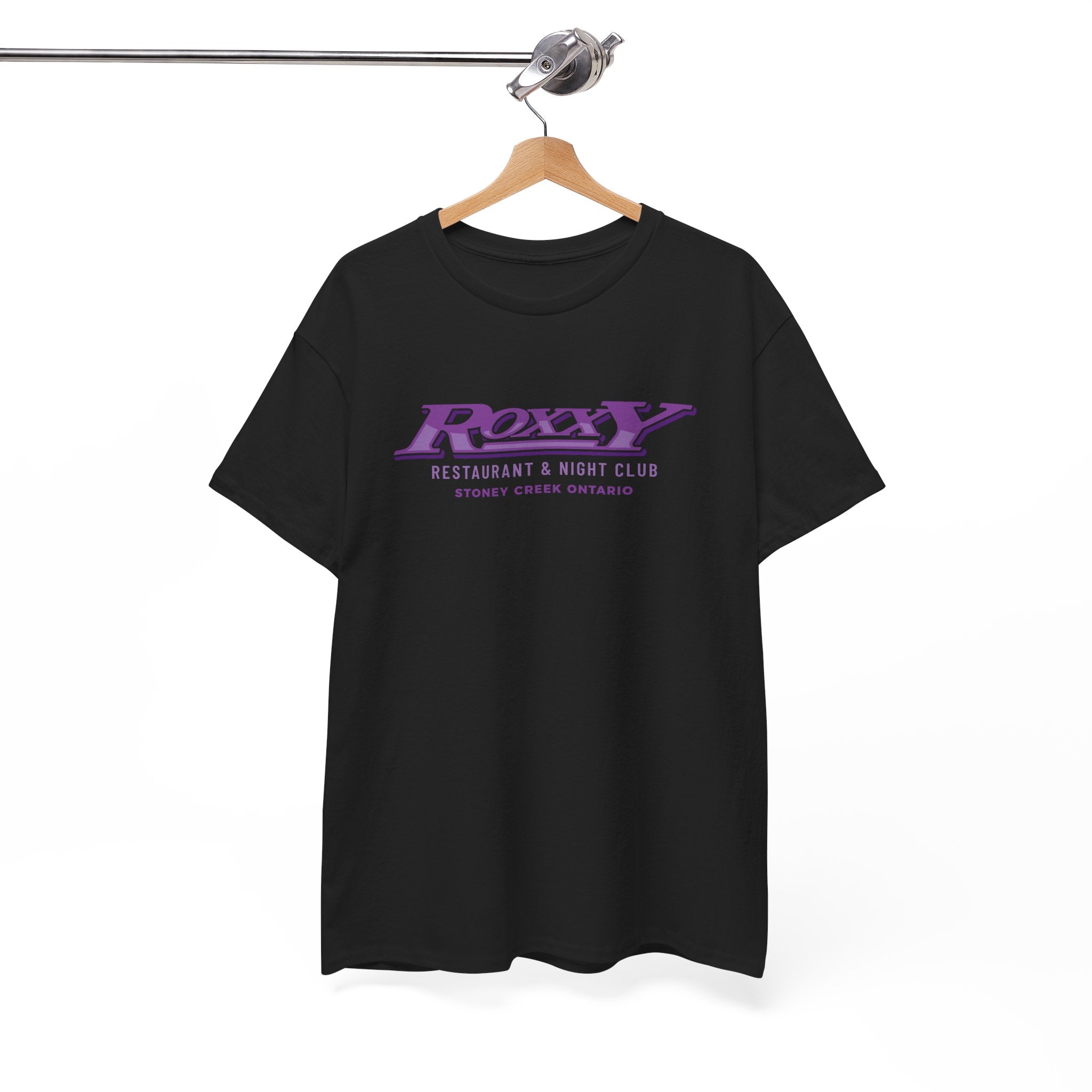 Roxxy Restaurant and Night Club Classic Black Tee