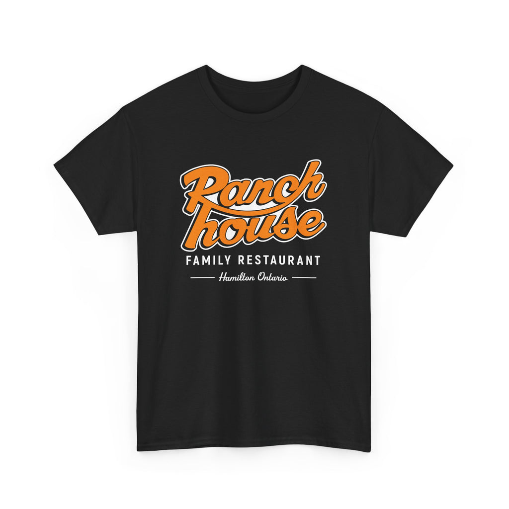 The Ranch House Classic Black Tee