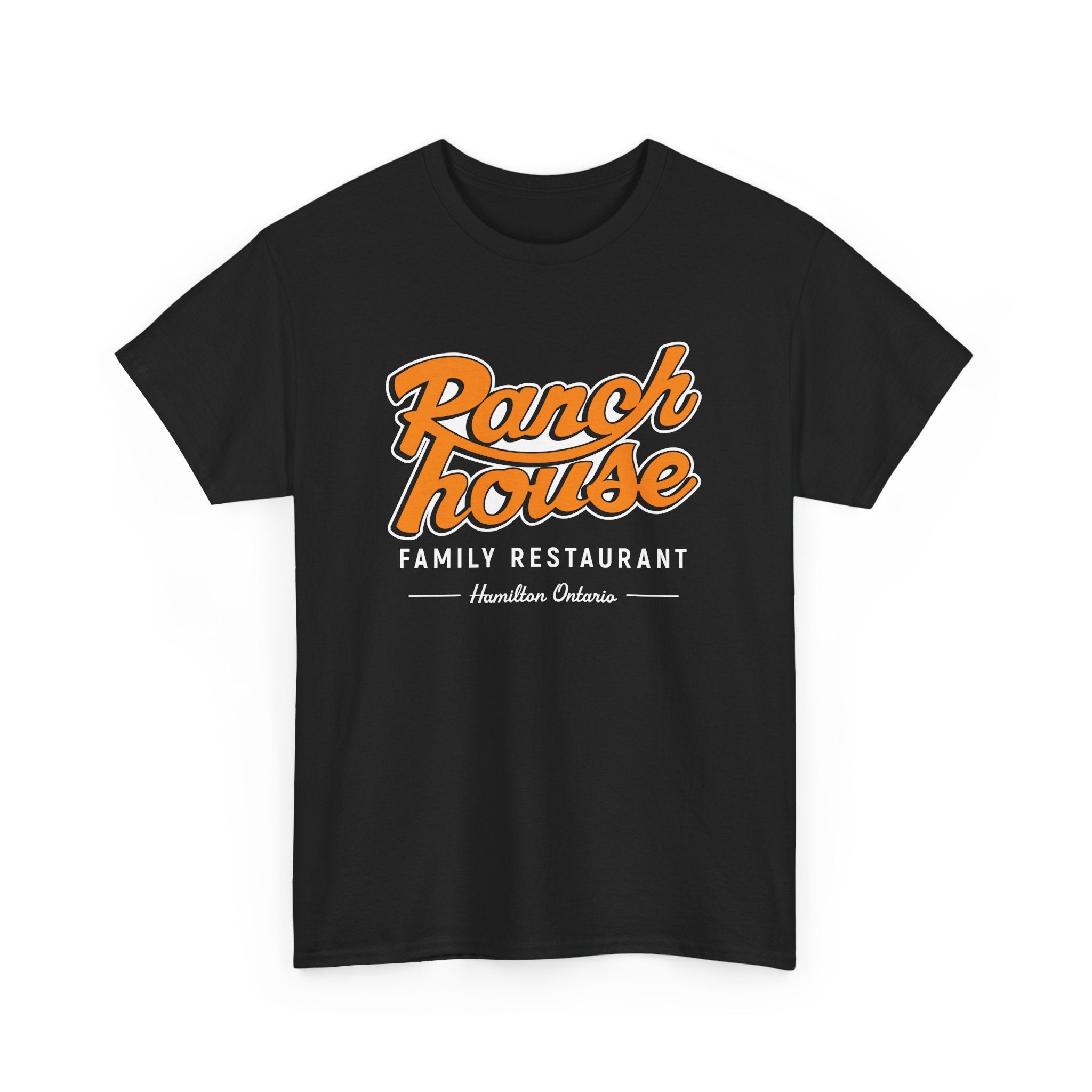 The Ranch House Classic Black Tee