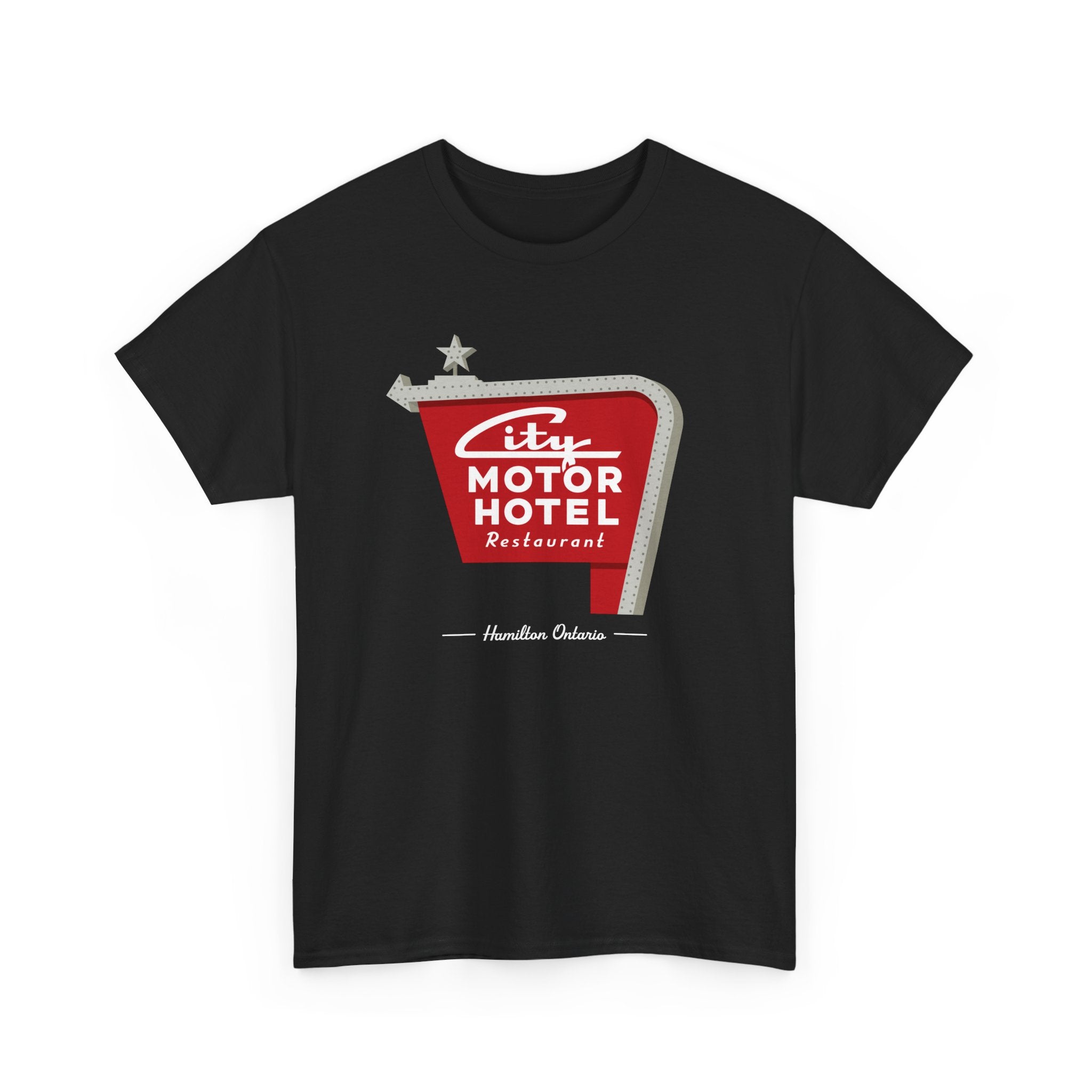 City Motor Inn Classic Black Tee