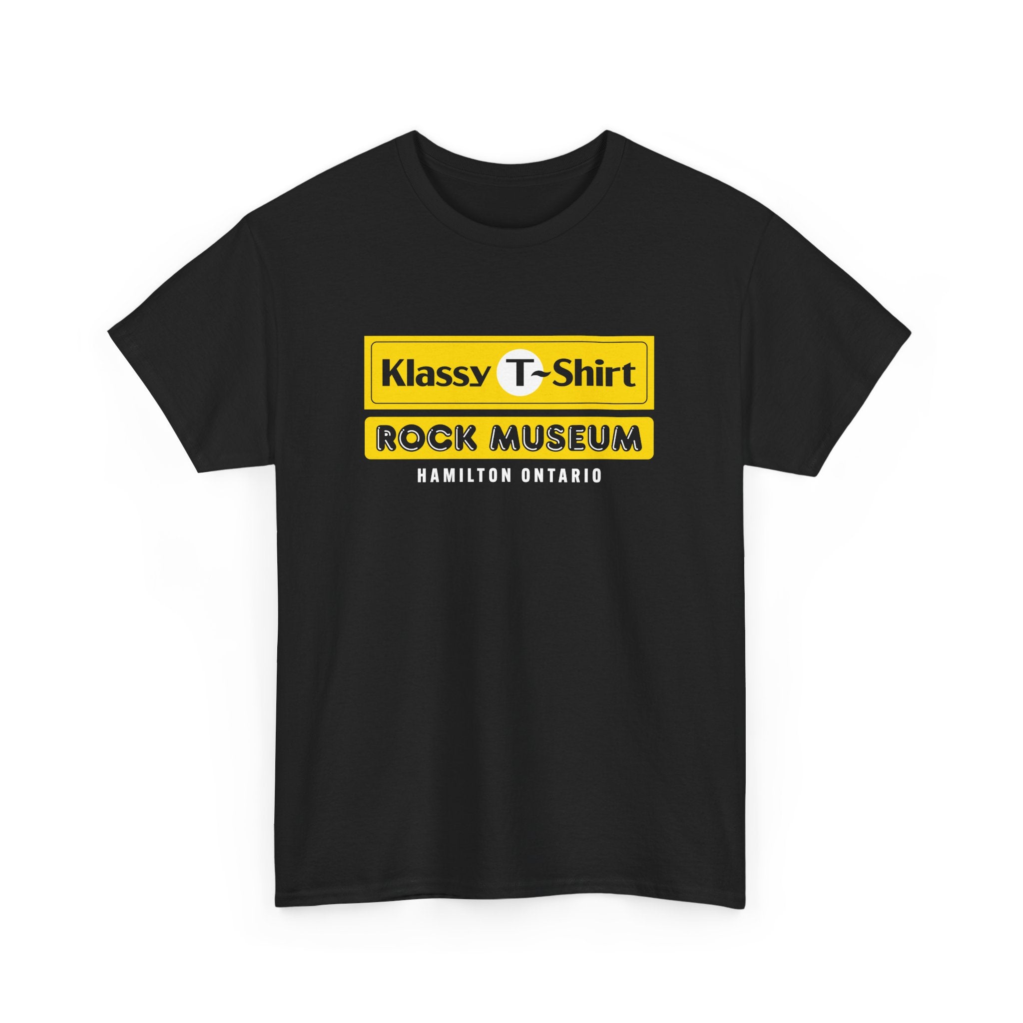 Klassy T-Shirt Rock Museum Classic Black Tee