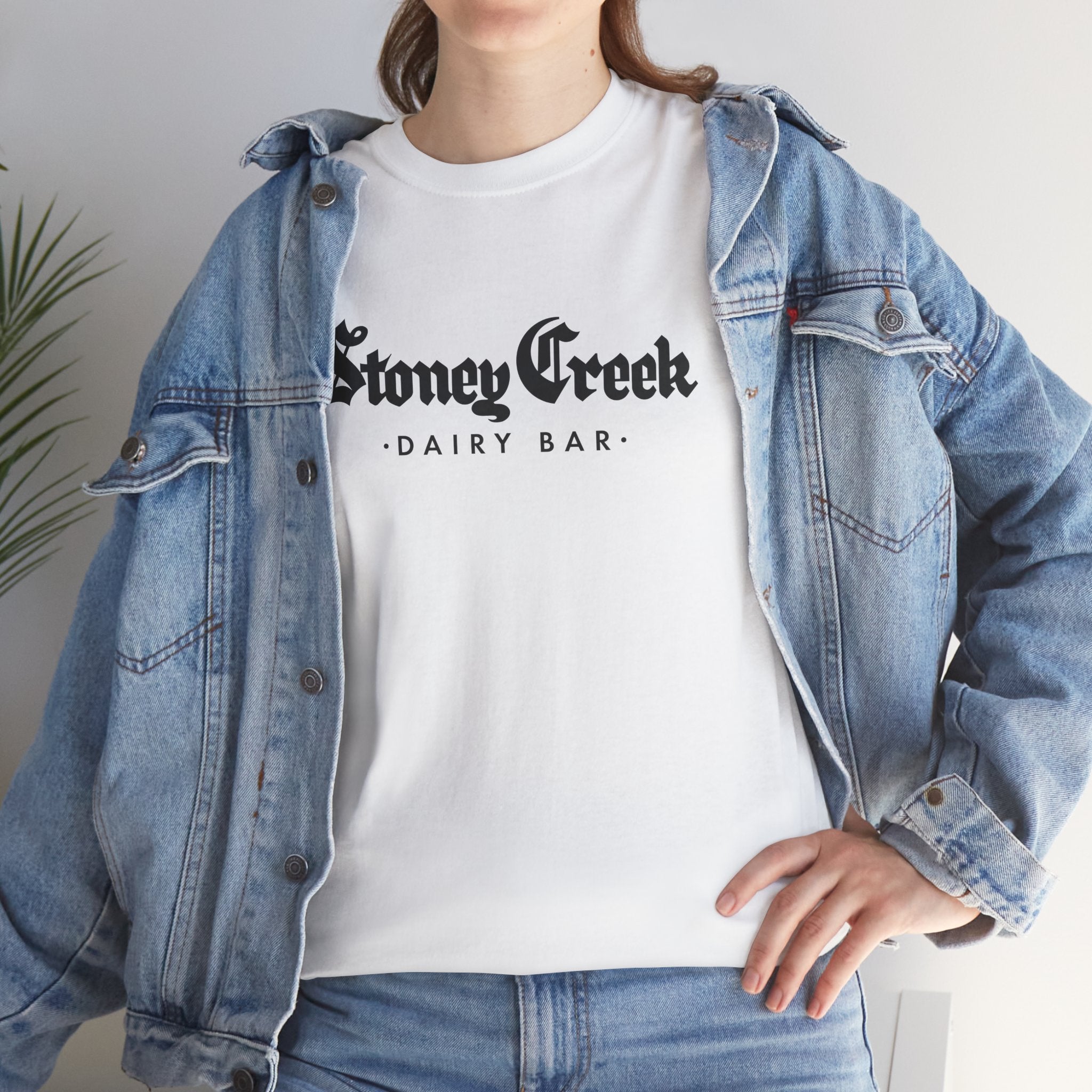 Original Stoney Creek Dairy Bar Classic White Tee