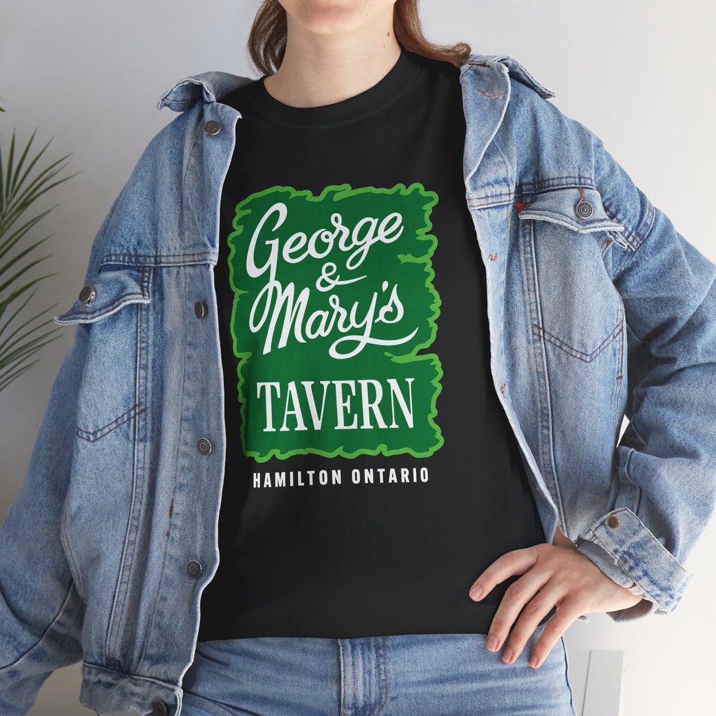 George and Mary's Tavern  Classic Black Tee