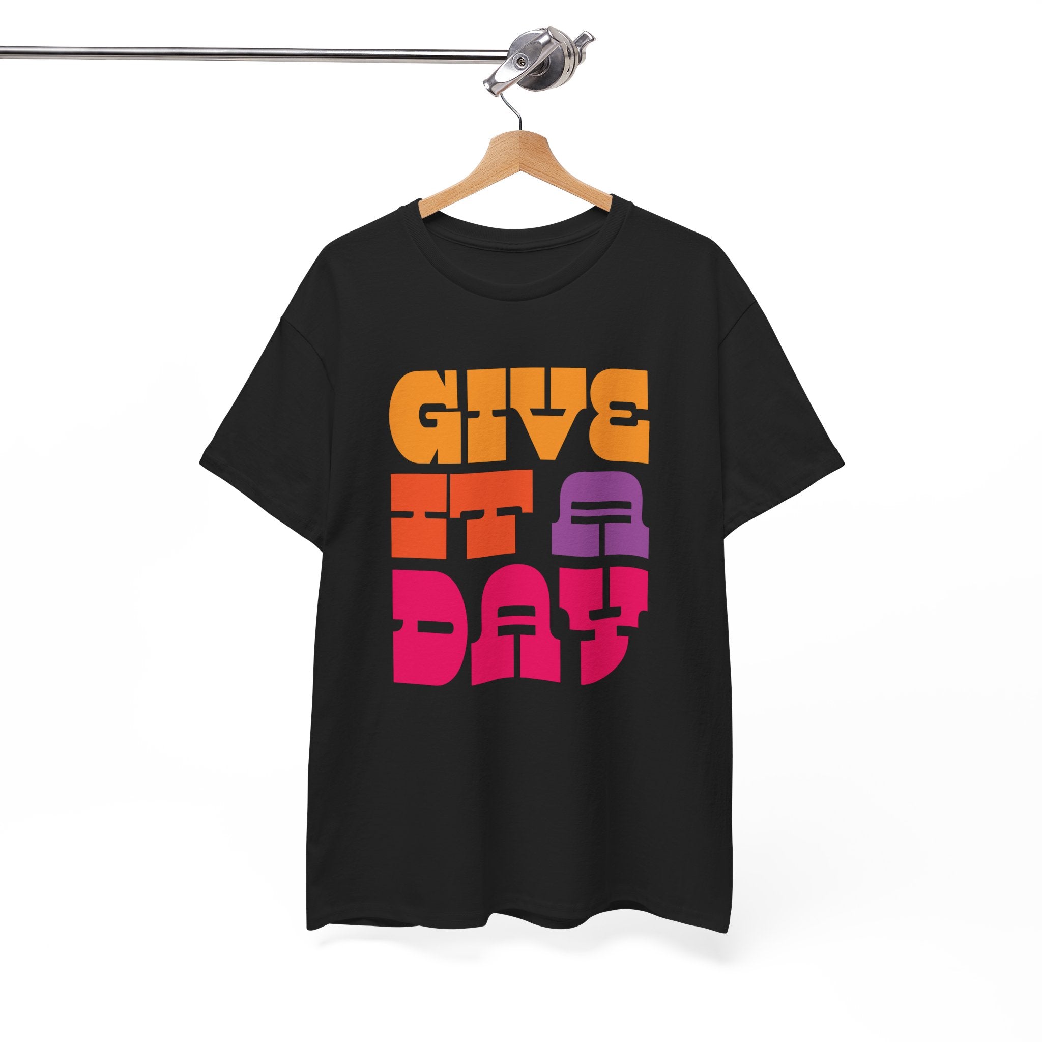 Give It A Day Black Tee