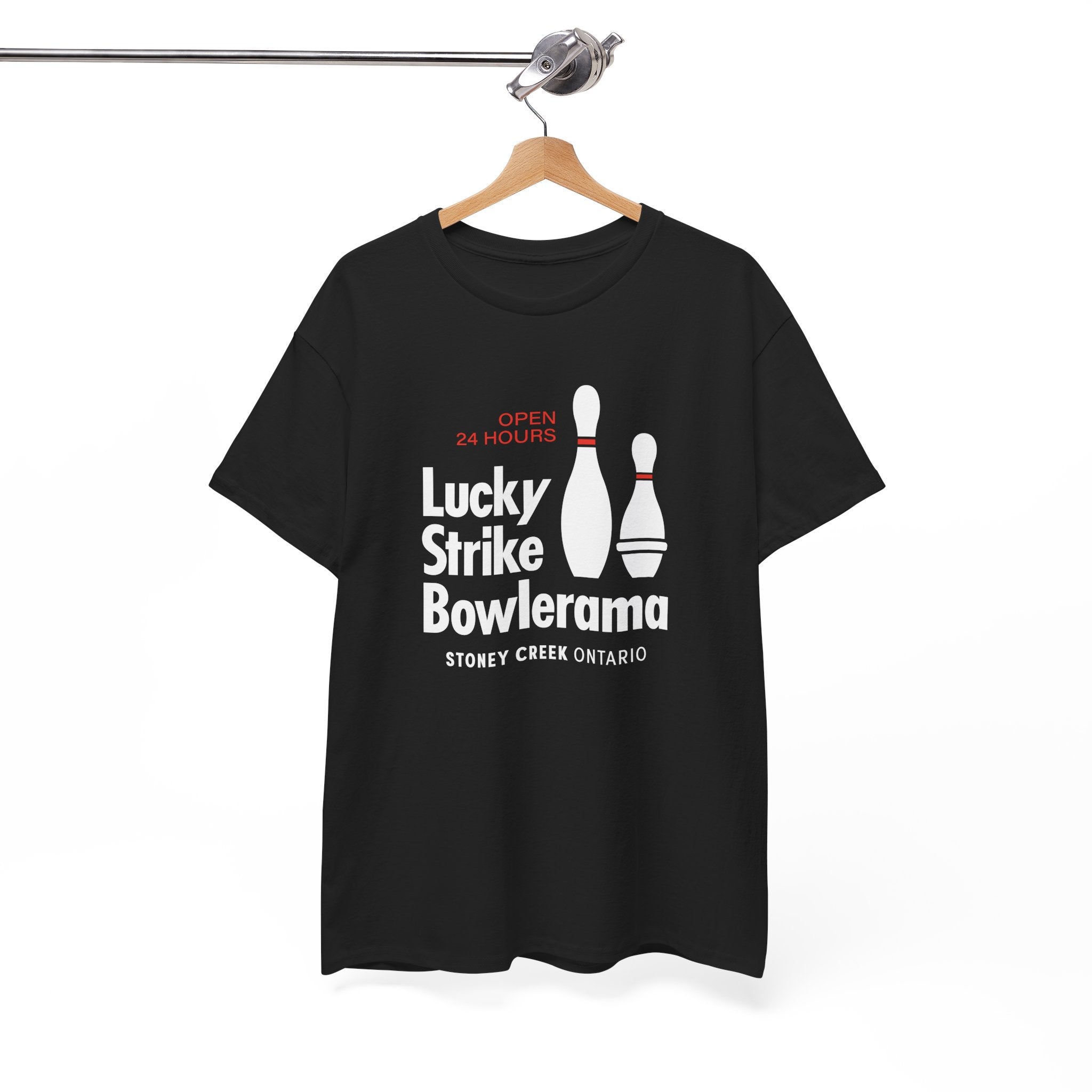 Lucky Strike Bowlerama Classic Black Tee