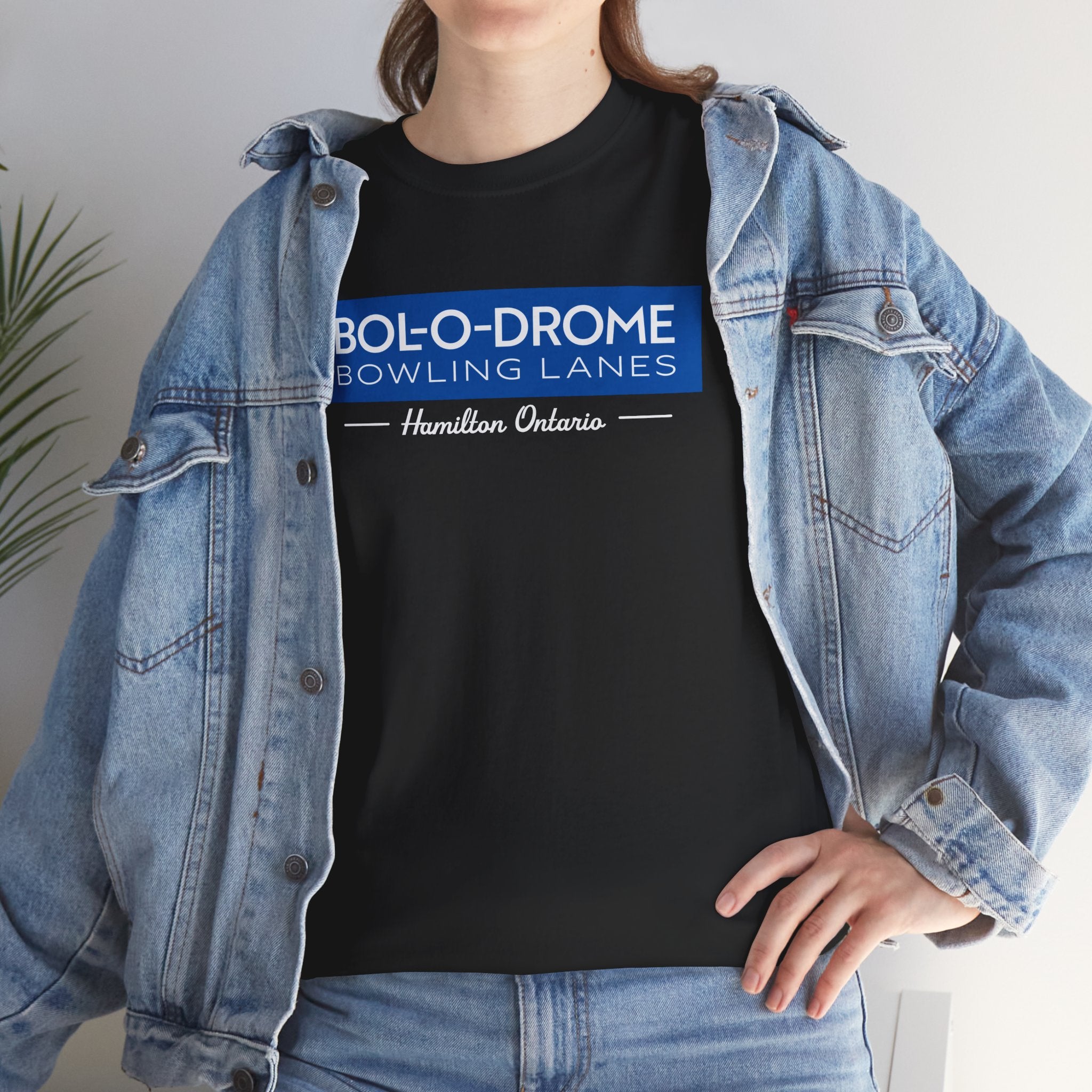 Bol-O-Drome Bowling Lanes Classic Black Tee
