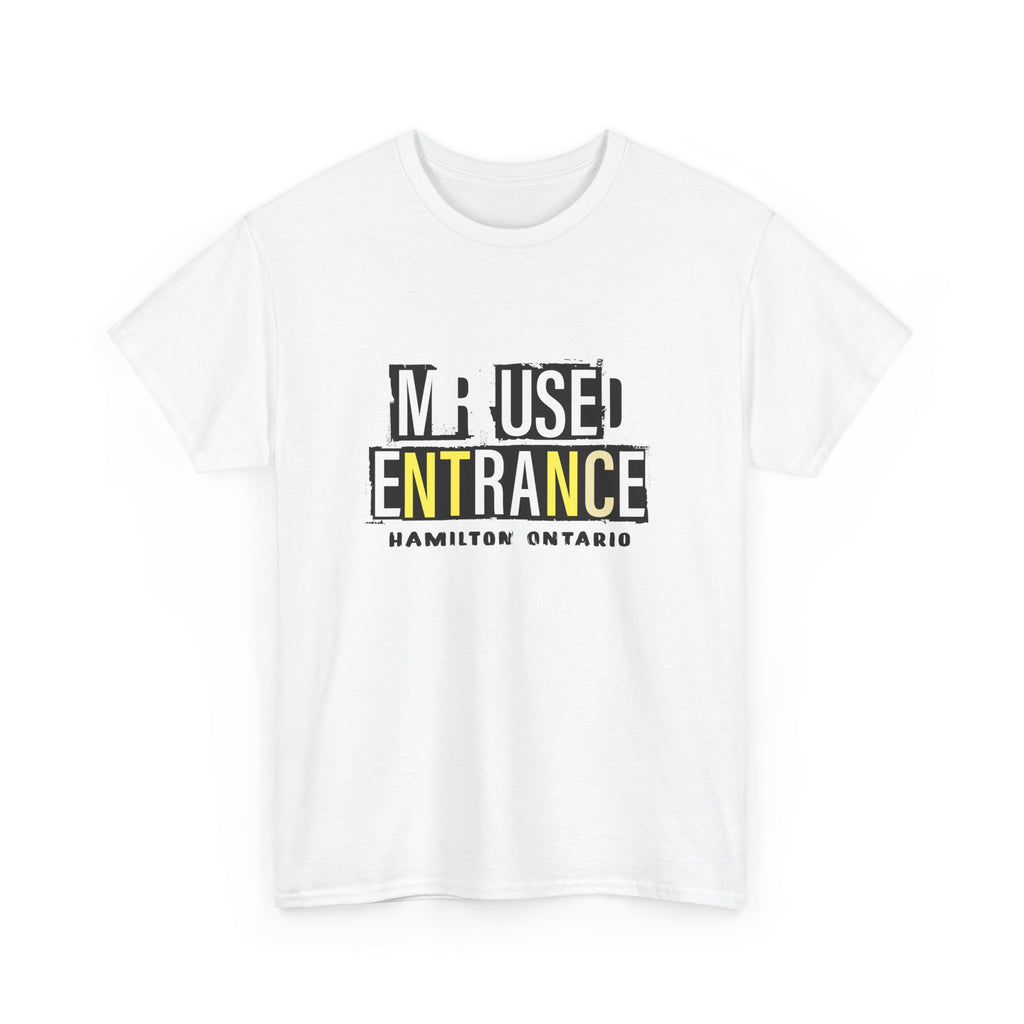 Mr. Used Entrance Sign Classic White Tee