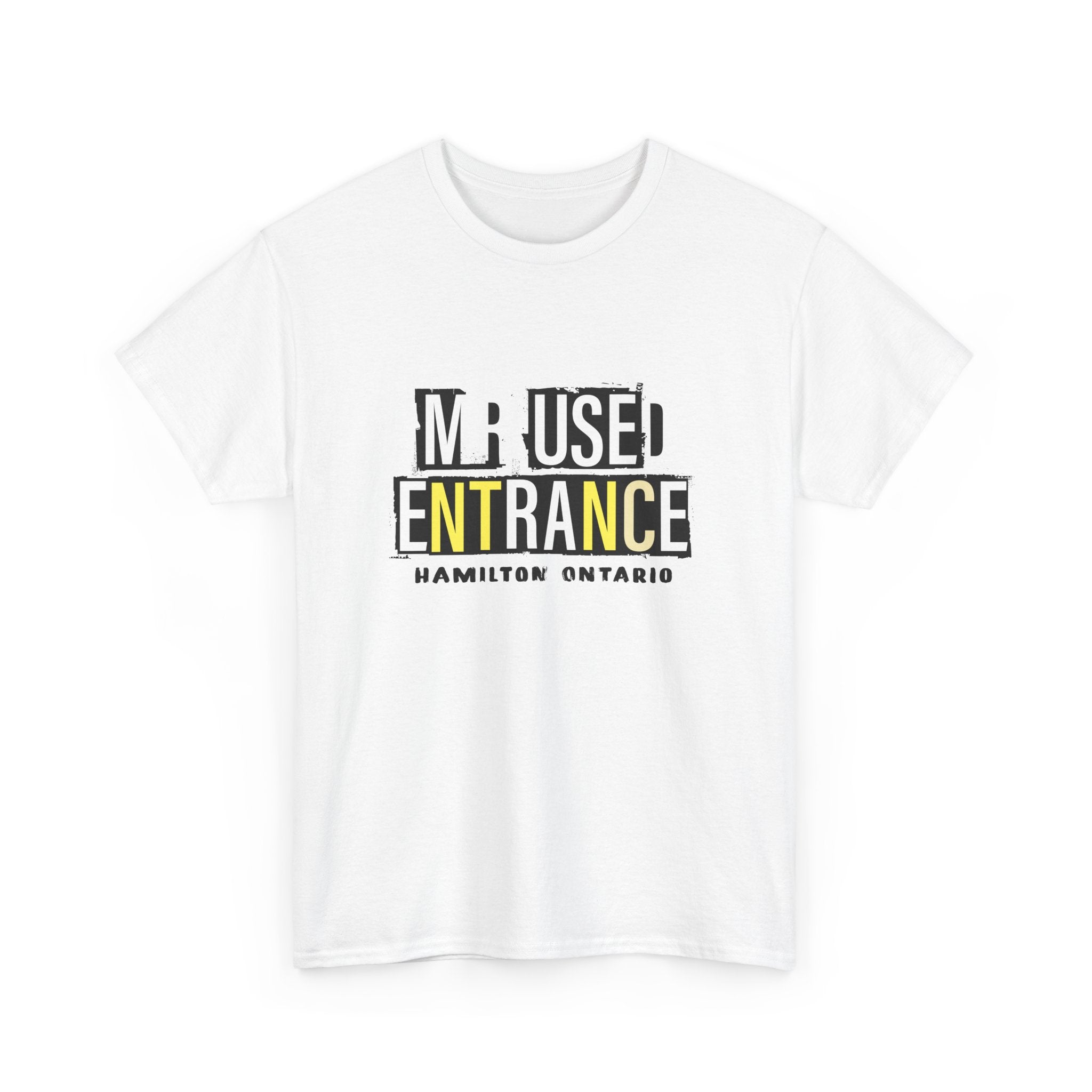 Mr. Used Entrance Sign Classic White Tee