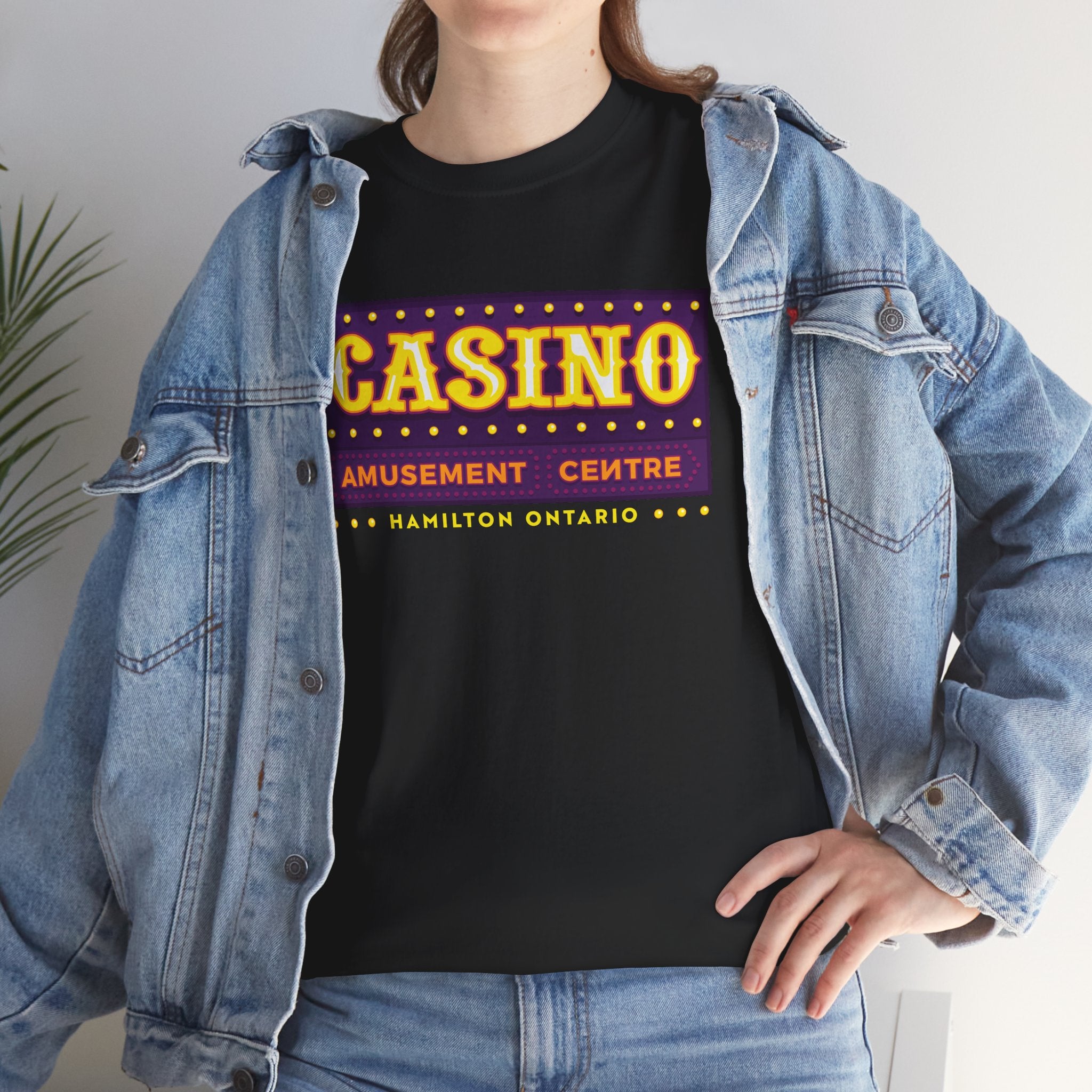 Casino Amusement Centre Classic Black Tee