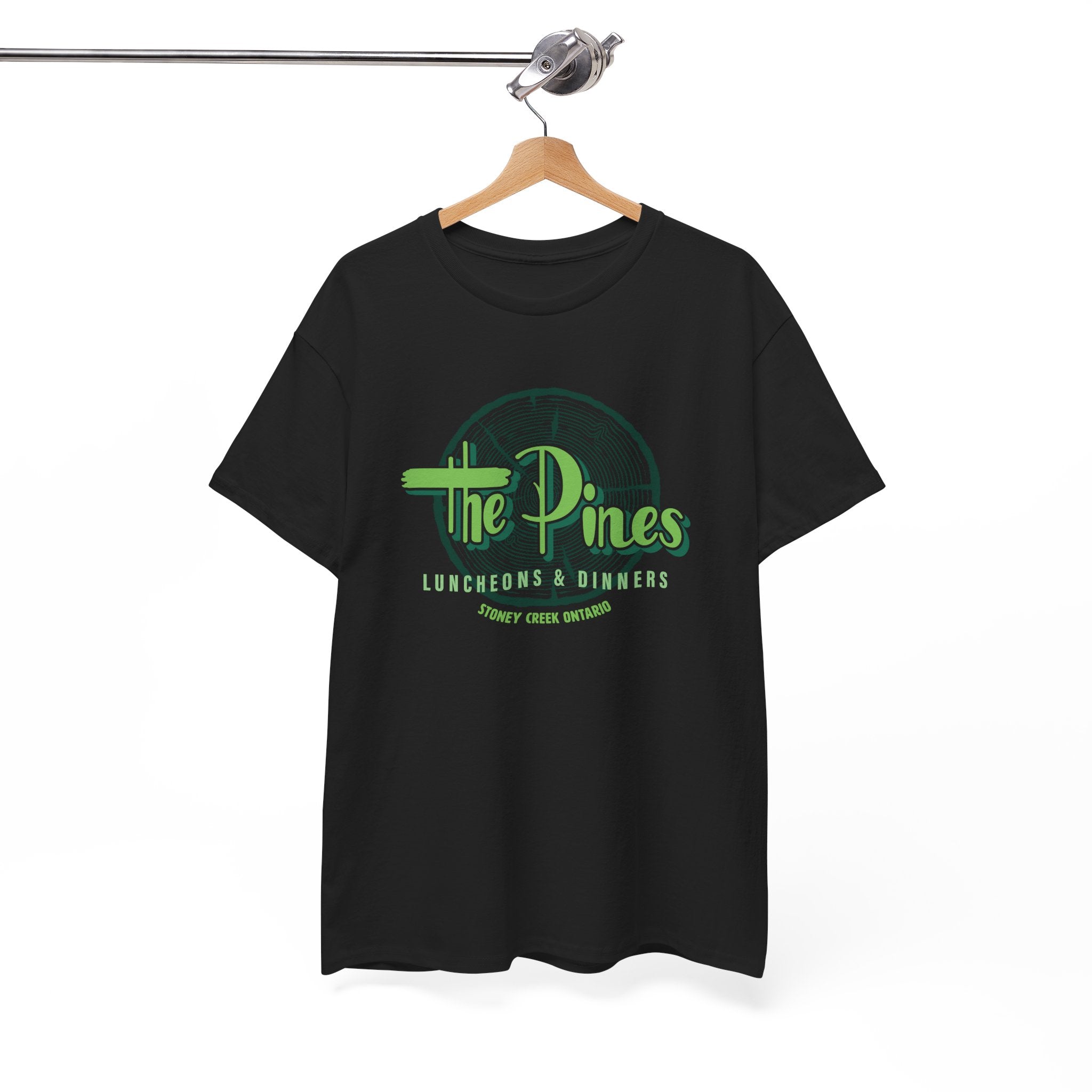 The Pines Classic Black Tee