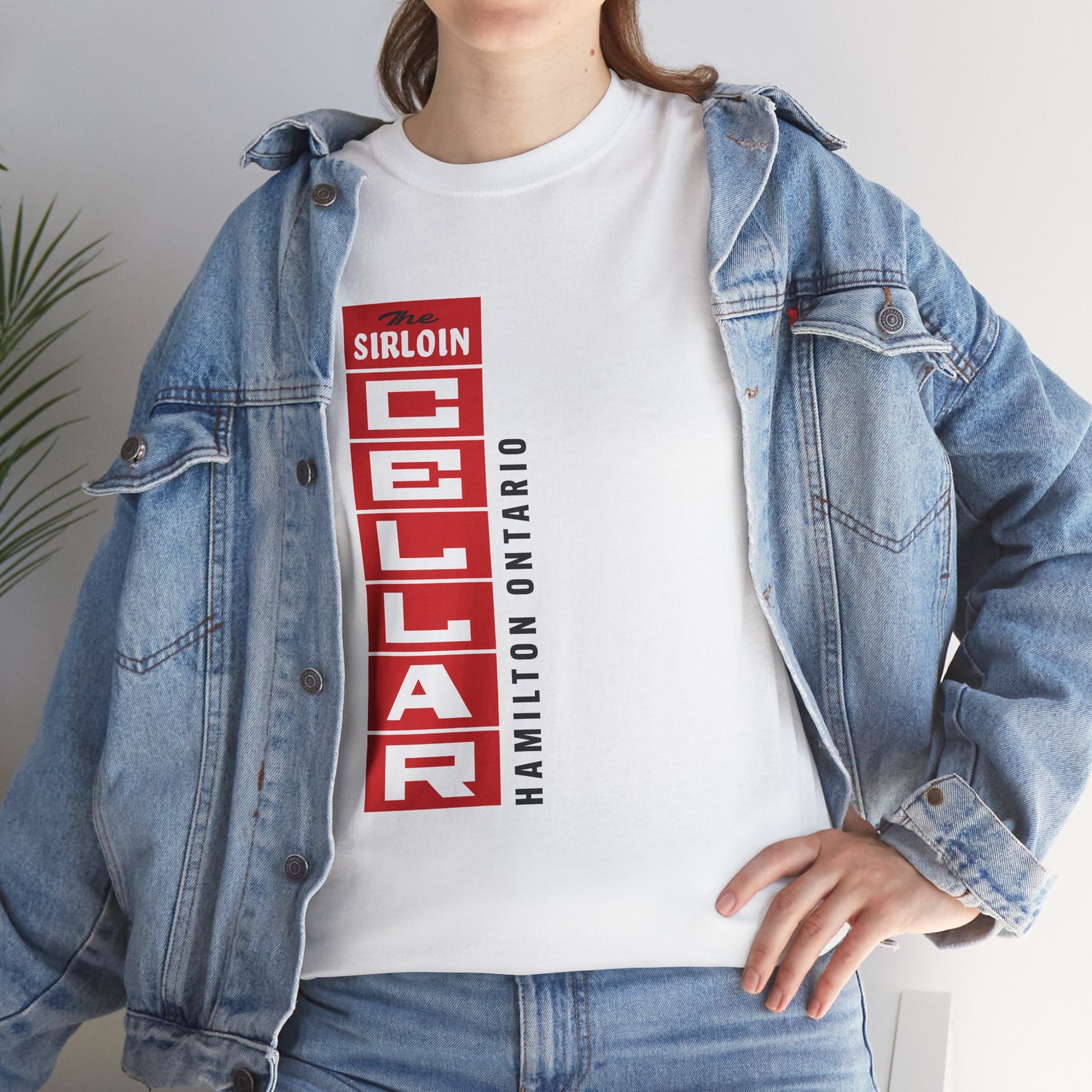 The Sirloin Cellar Sign Classic White Tee