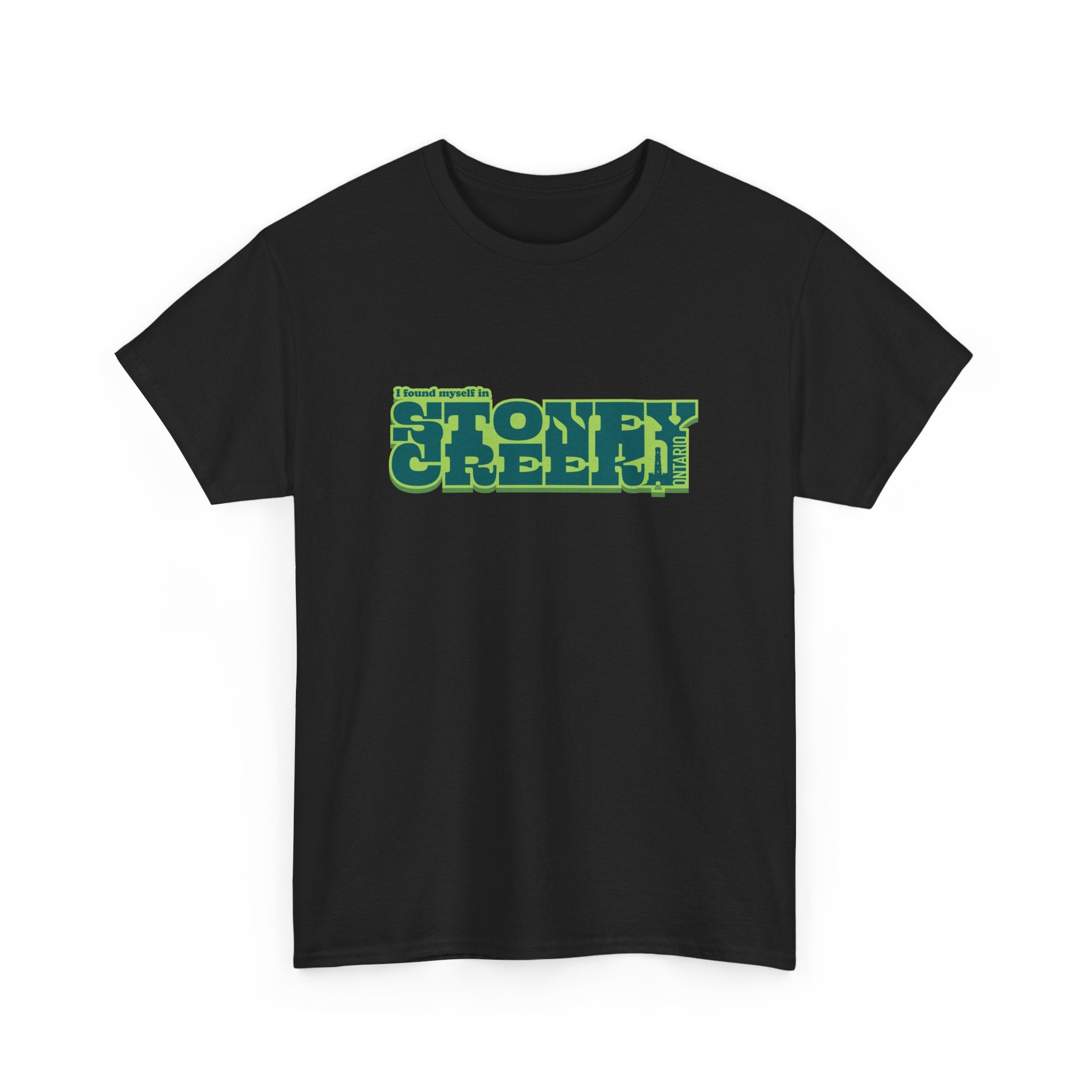 I Found Myself in Stoney Creek Black Tee