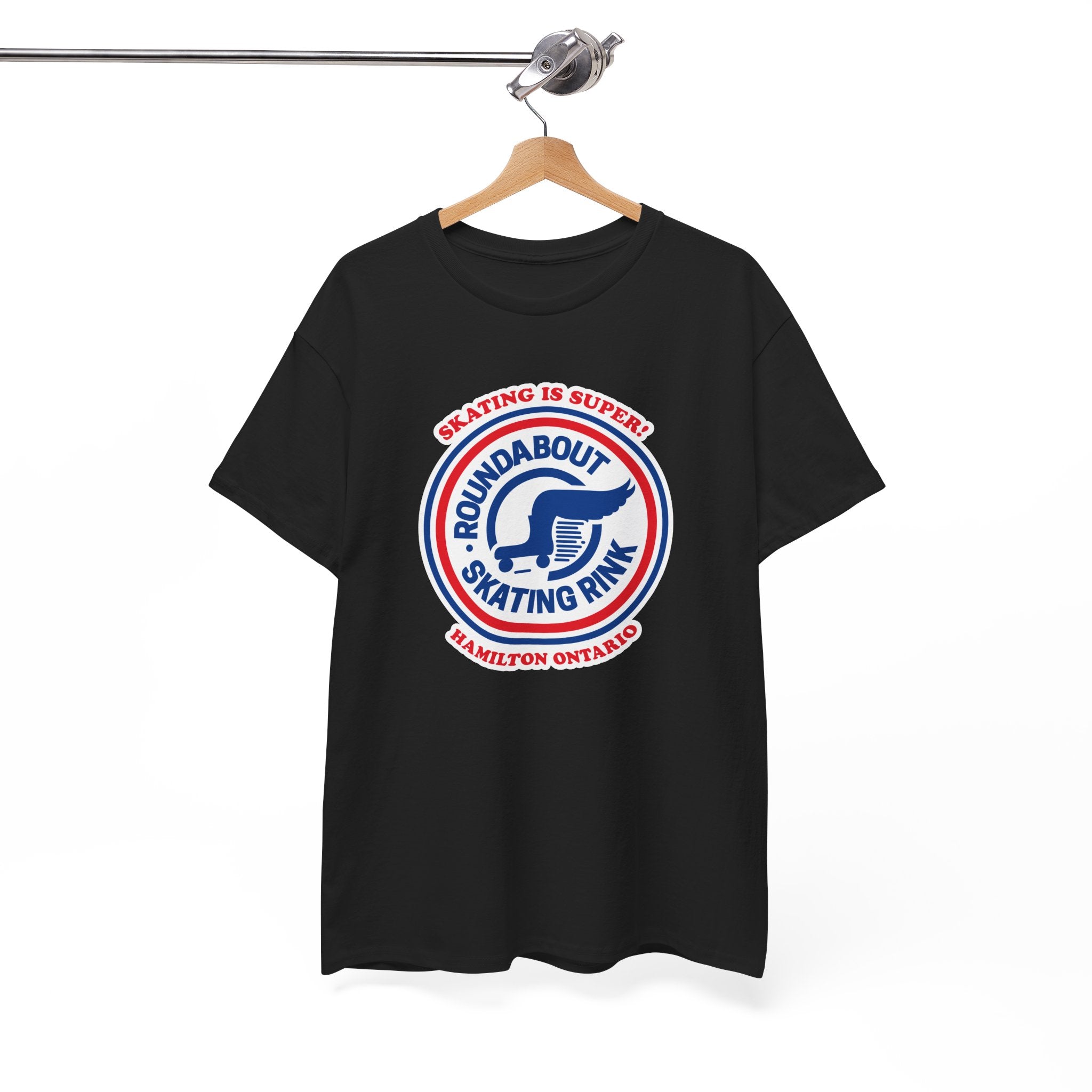 Roundabout Skating Rink Classic Black Tee