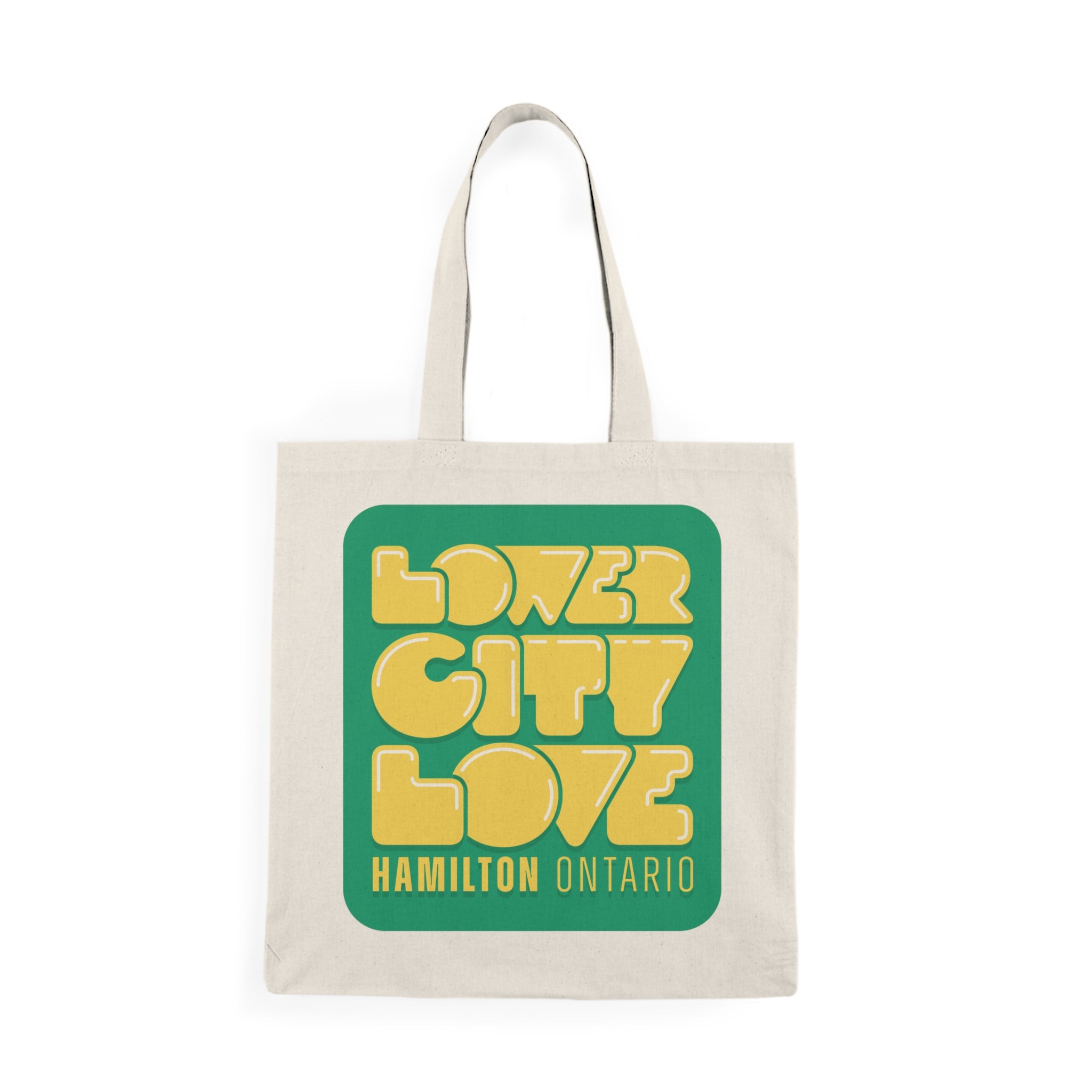 Lower City Love Natural Tote Bag