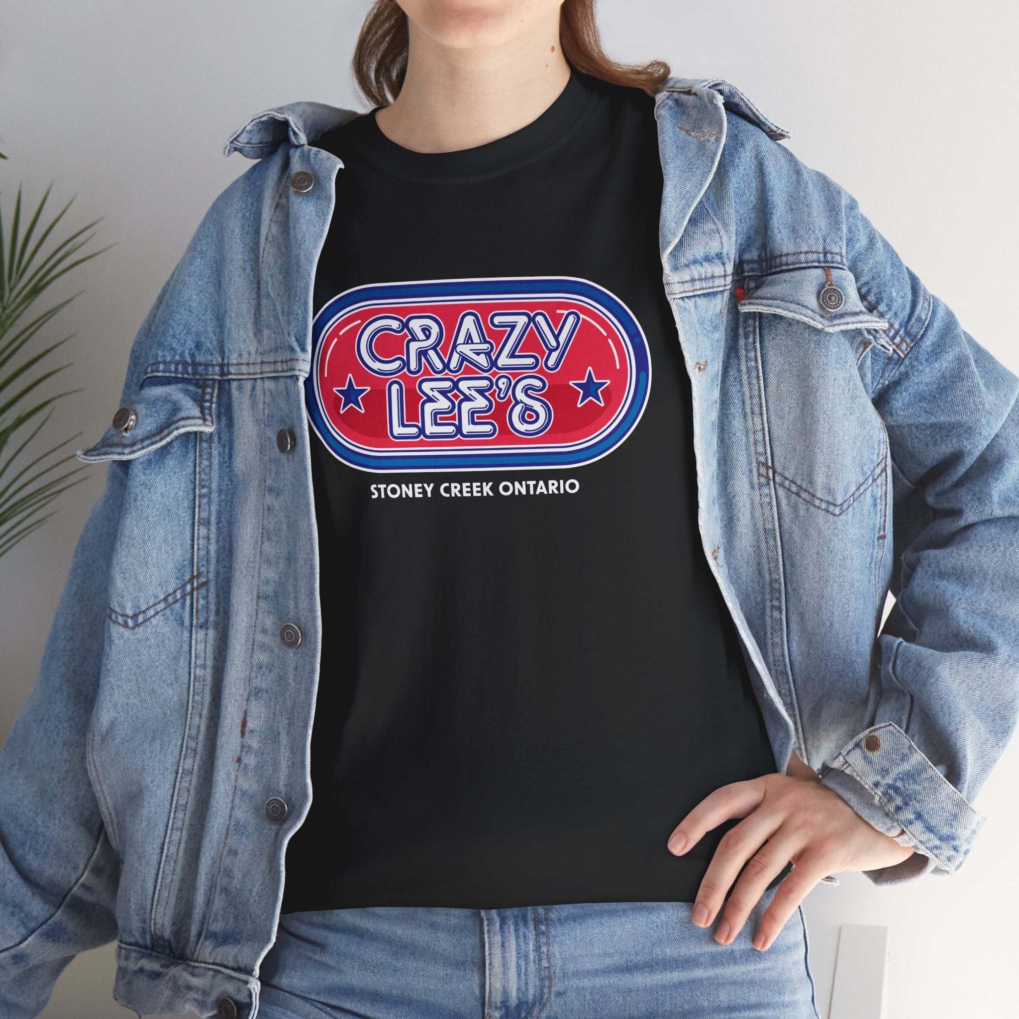 Crazy Lee's Classic Black Tee