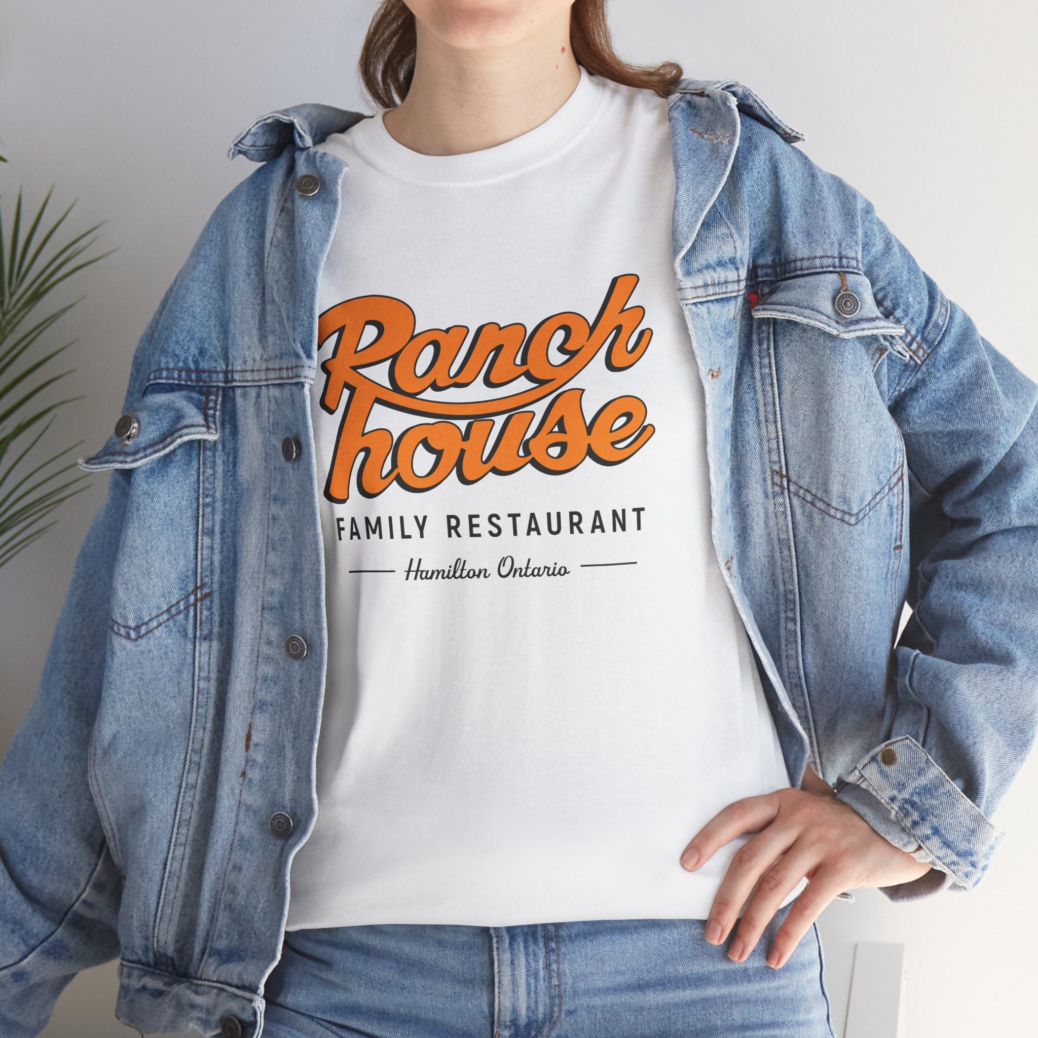 The Ranch House Classic White Tee