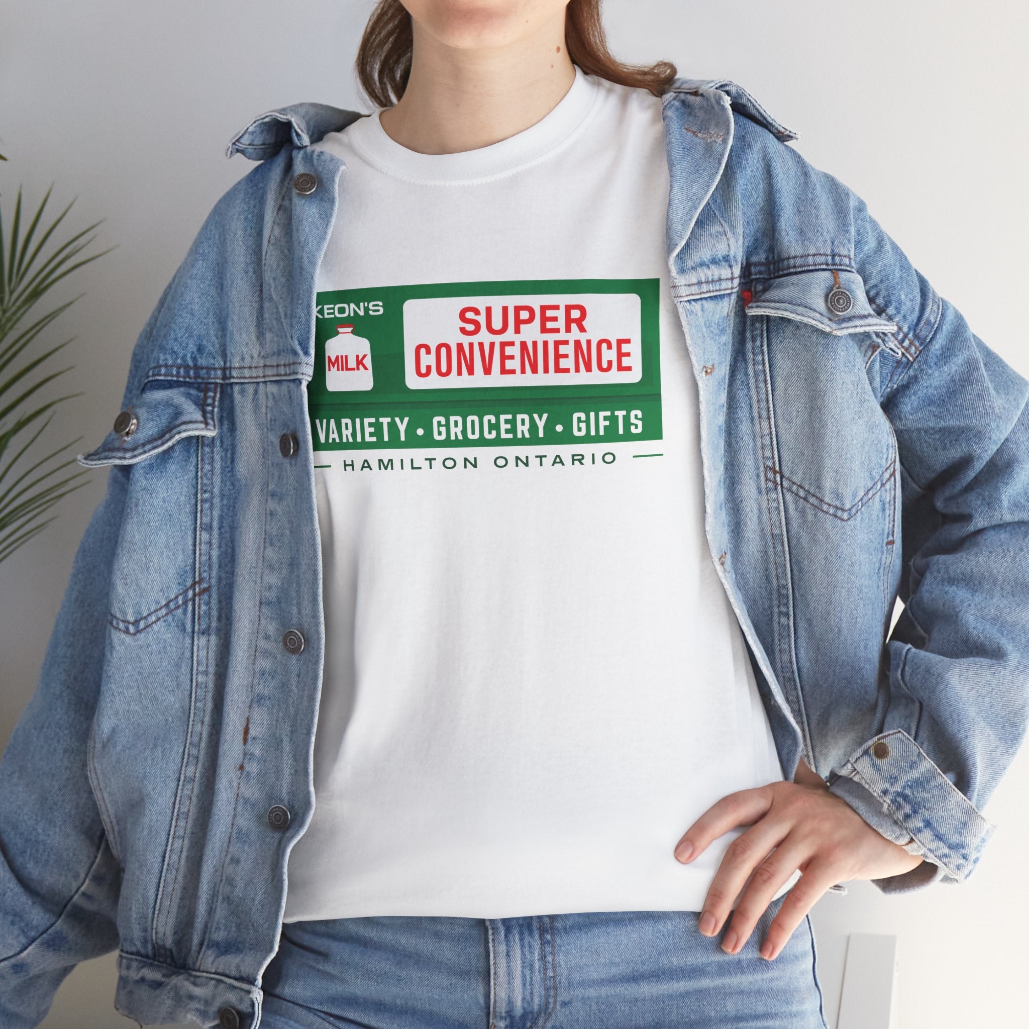 Keon's Super Convenience Classic White Tee