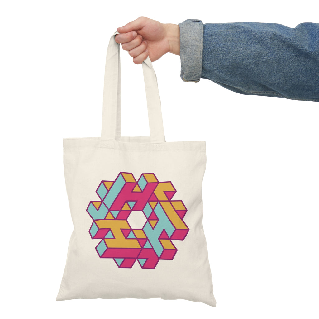 H Knot Natural Tote Bag