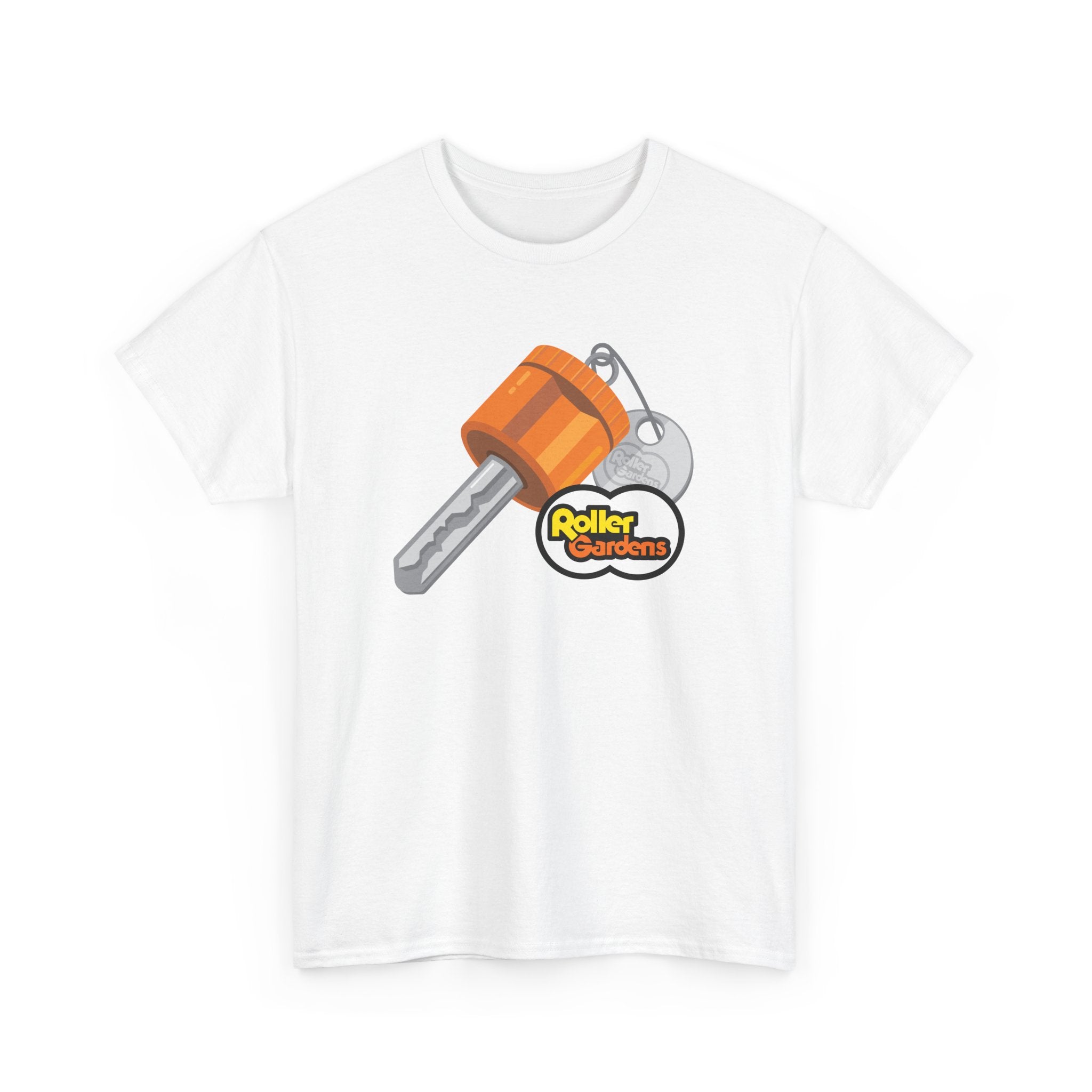 Roller Gardens Locker Key White Tee