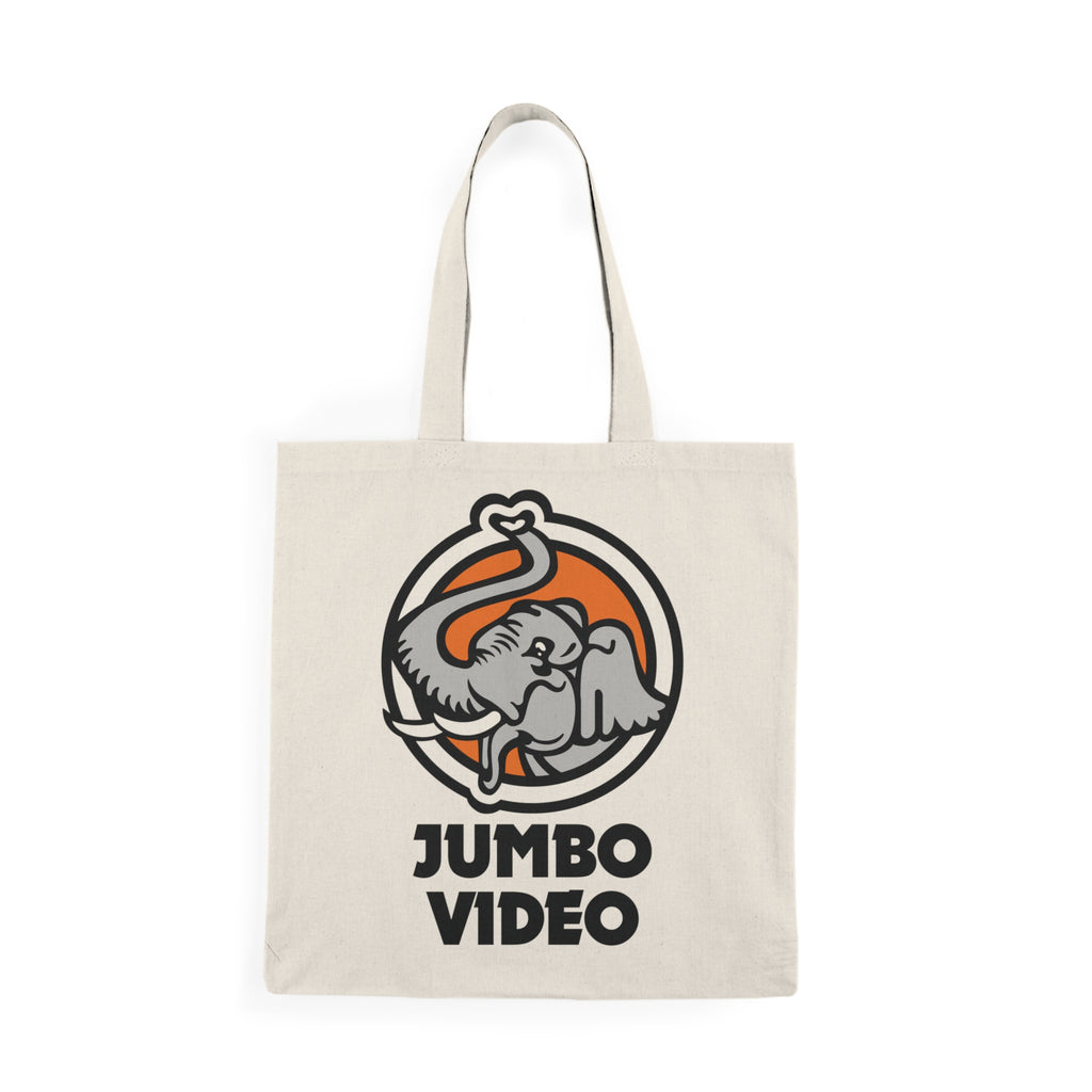 Jumbo Video Natural Tote Bag