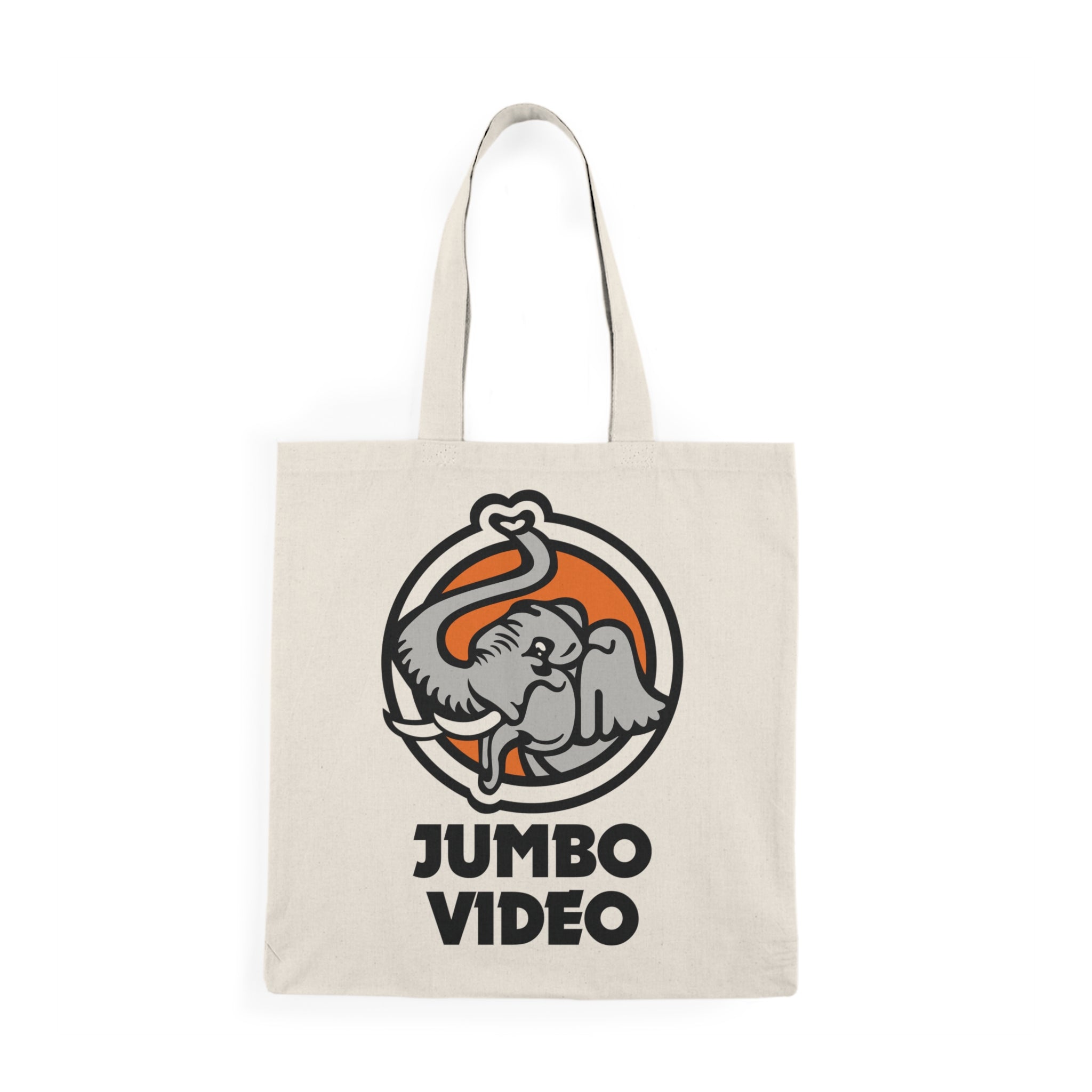 Jumbo Video Natural Tote Bag