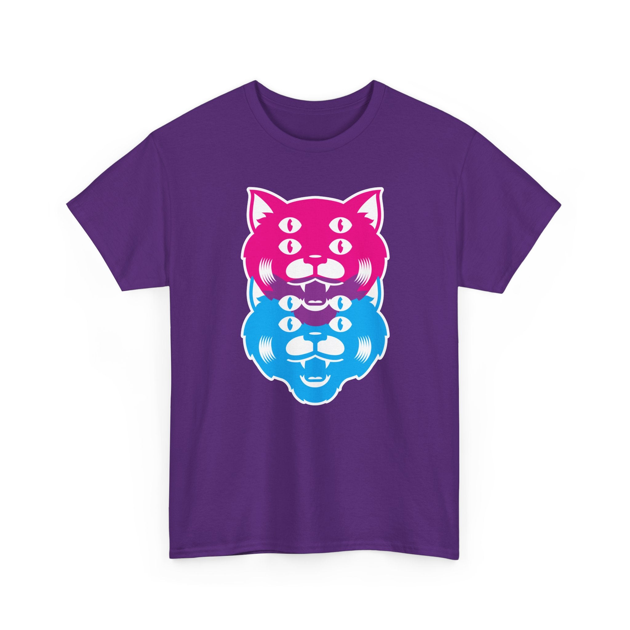 Two Cats Daisy Purple Tee