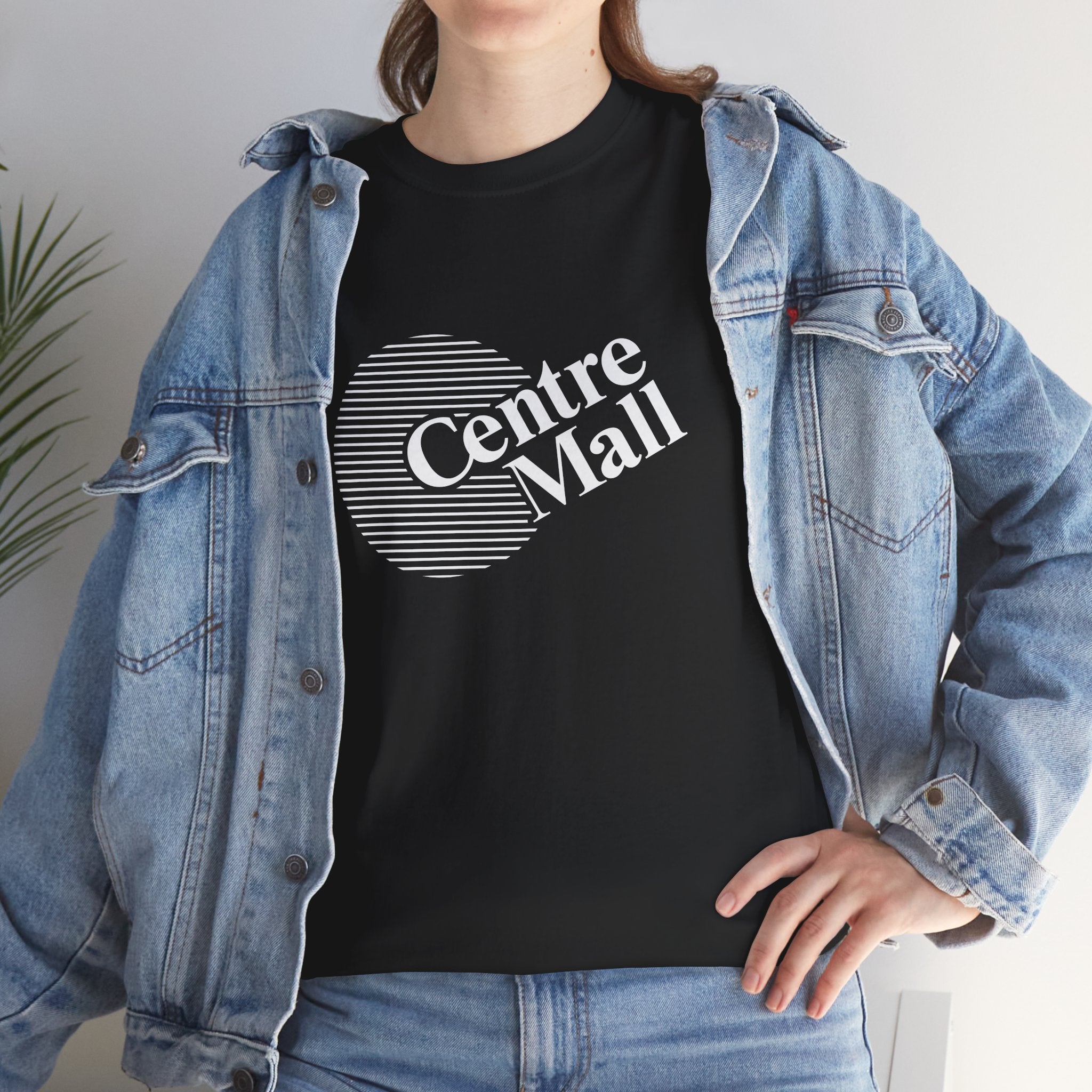 Centre Mall Classic Black Tee