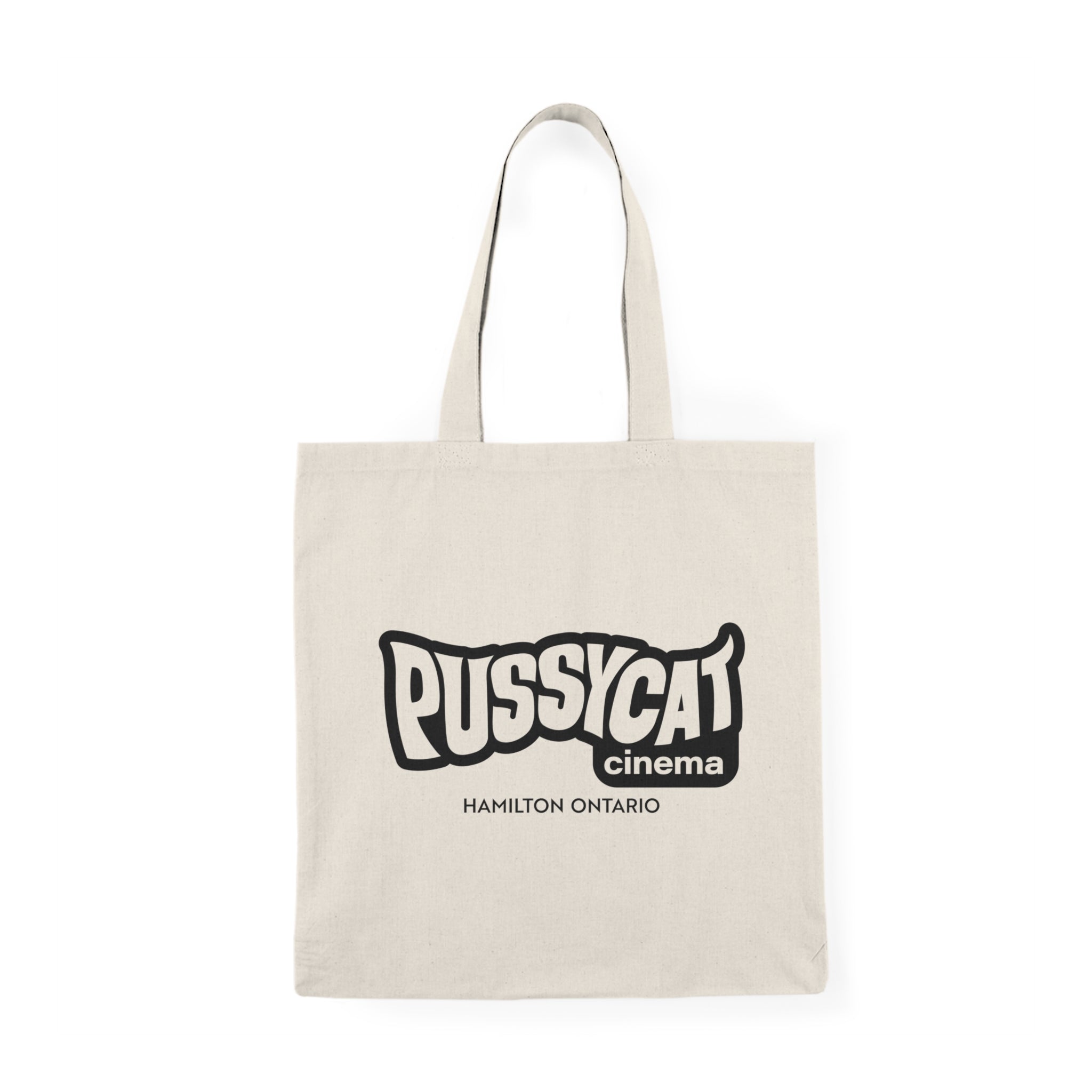 Pussycat Cinema Natural Tote Bag