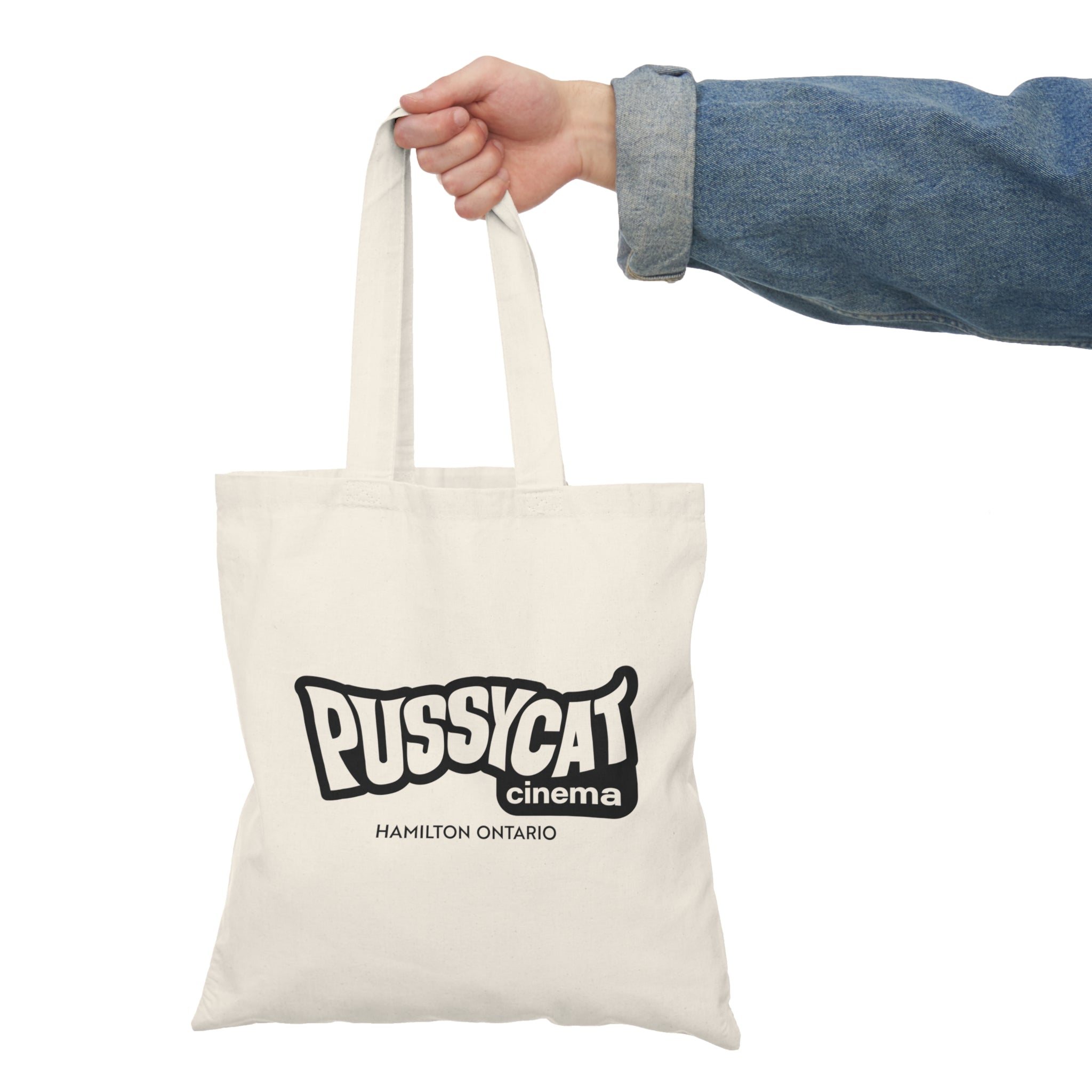 Pussycat Cinema Natural Tote Bag