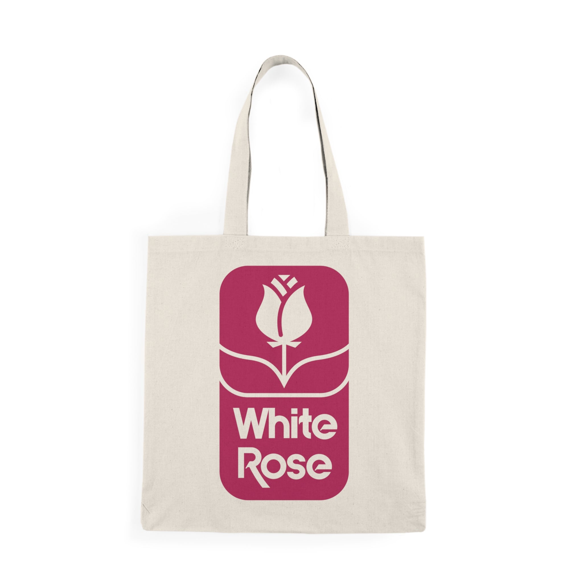 White Rose Craft Market Natural Tote Bag