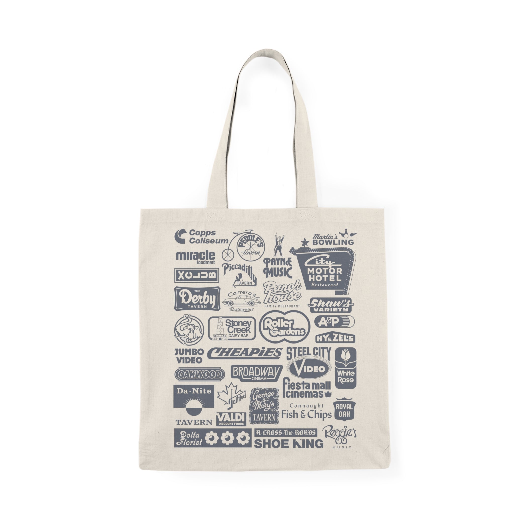 Legends of Hamilton Bigger Set  Natural Tote Bag - Monotone Series