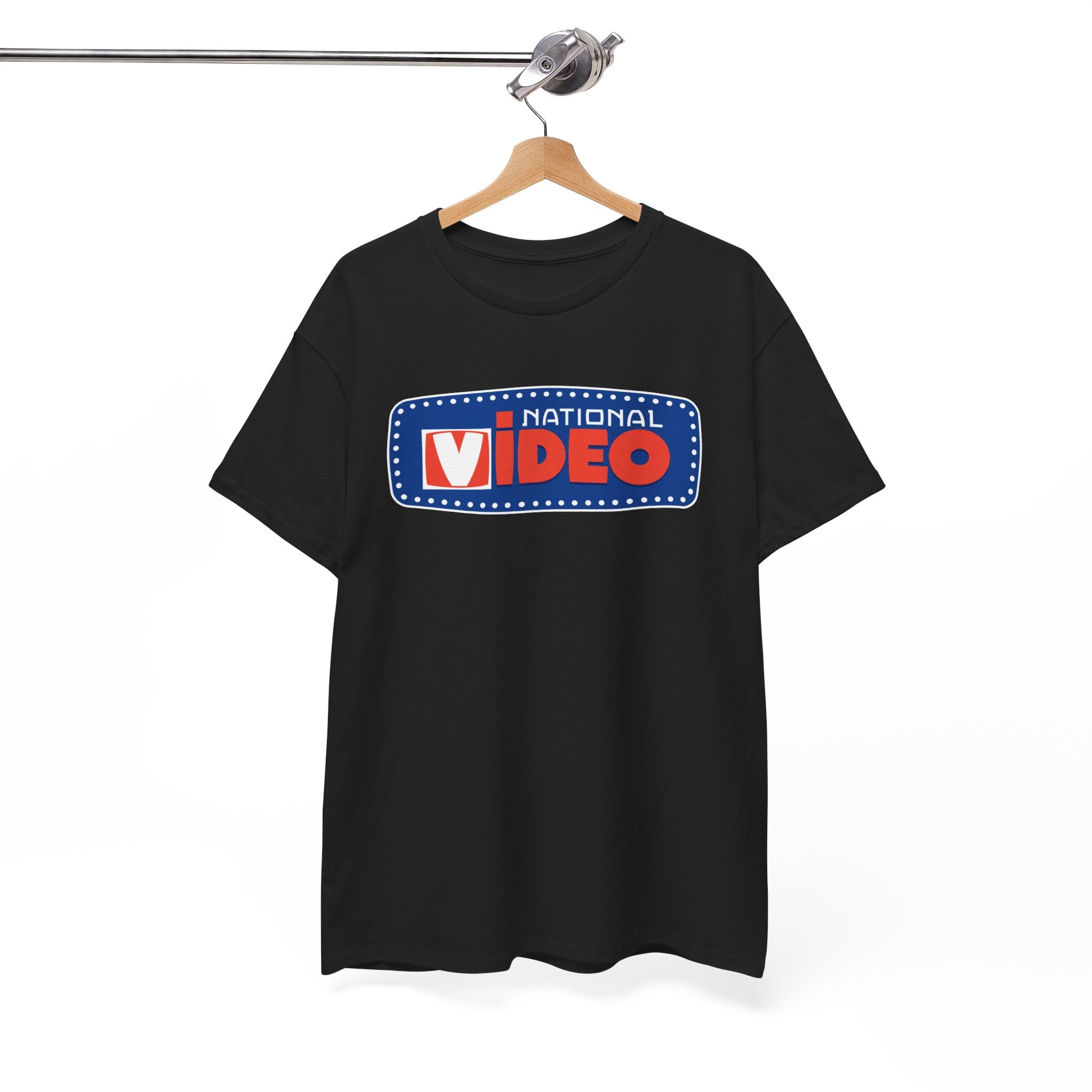 National Video Classic Black Tee