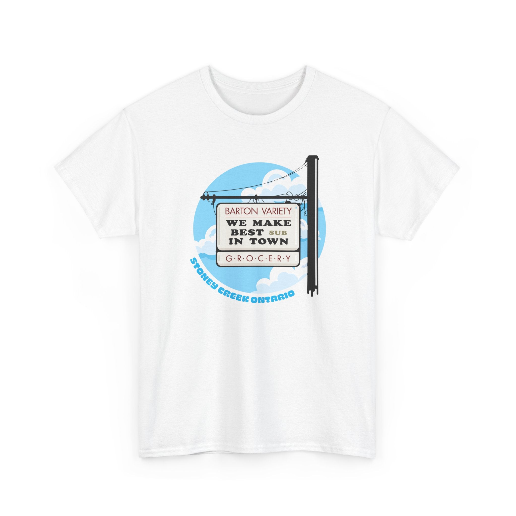 Barton Variety Sub Sign Classic White Tee