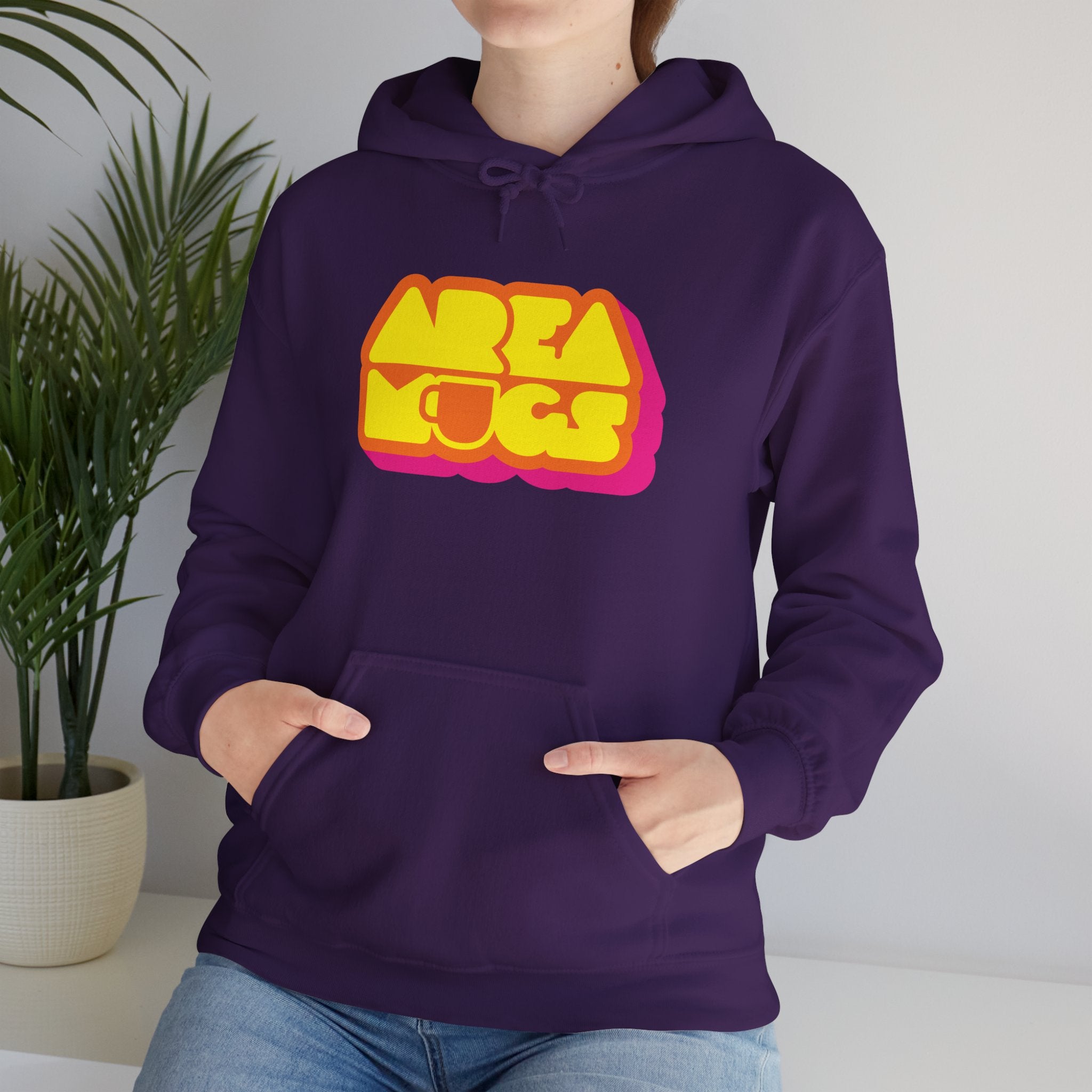 Area Mugs Logo Purple Hoodie