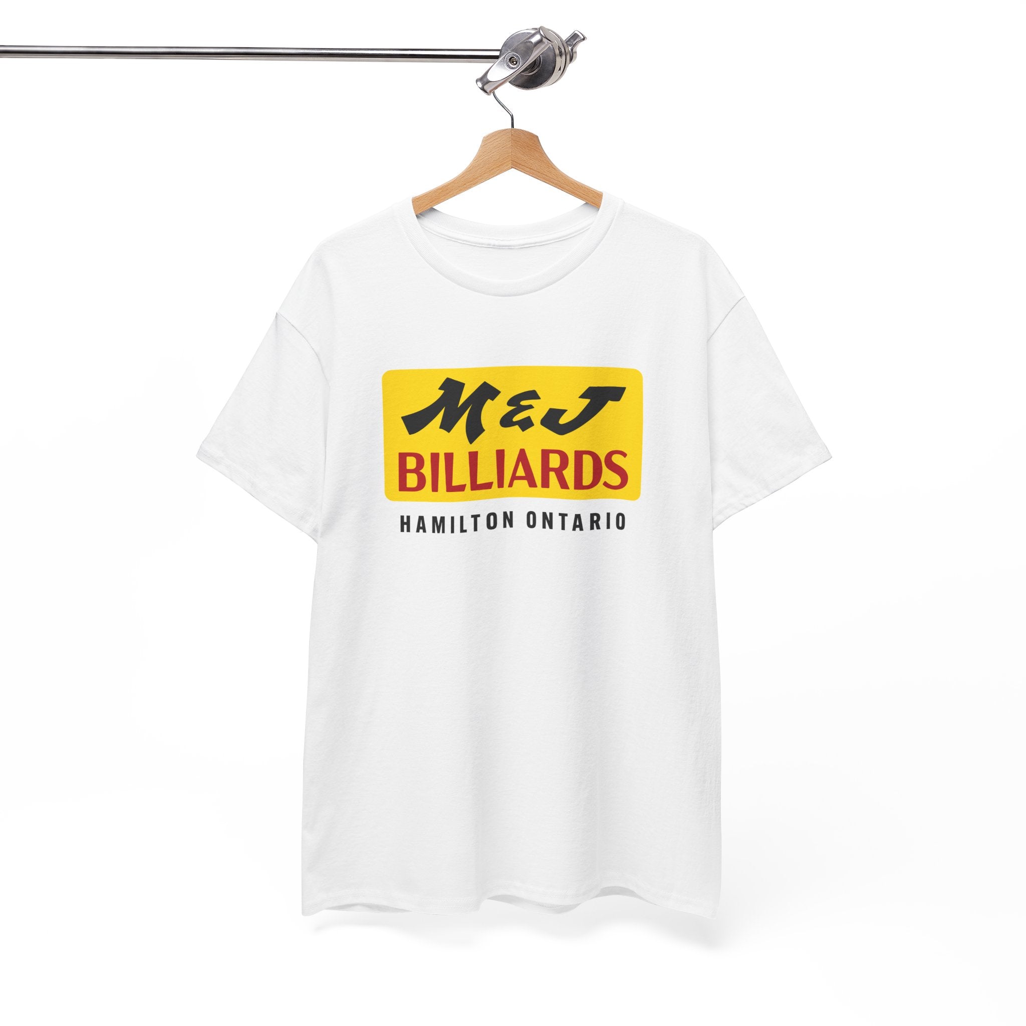 M&J Billiards Classic White Tee