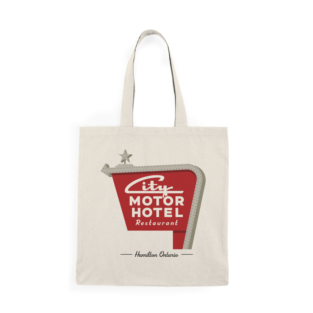 City Motor Hotel Restaurant Natural Tote Bag