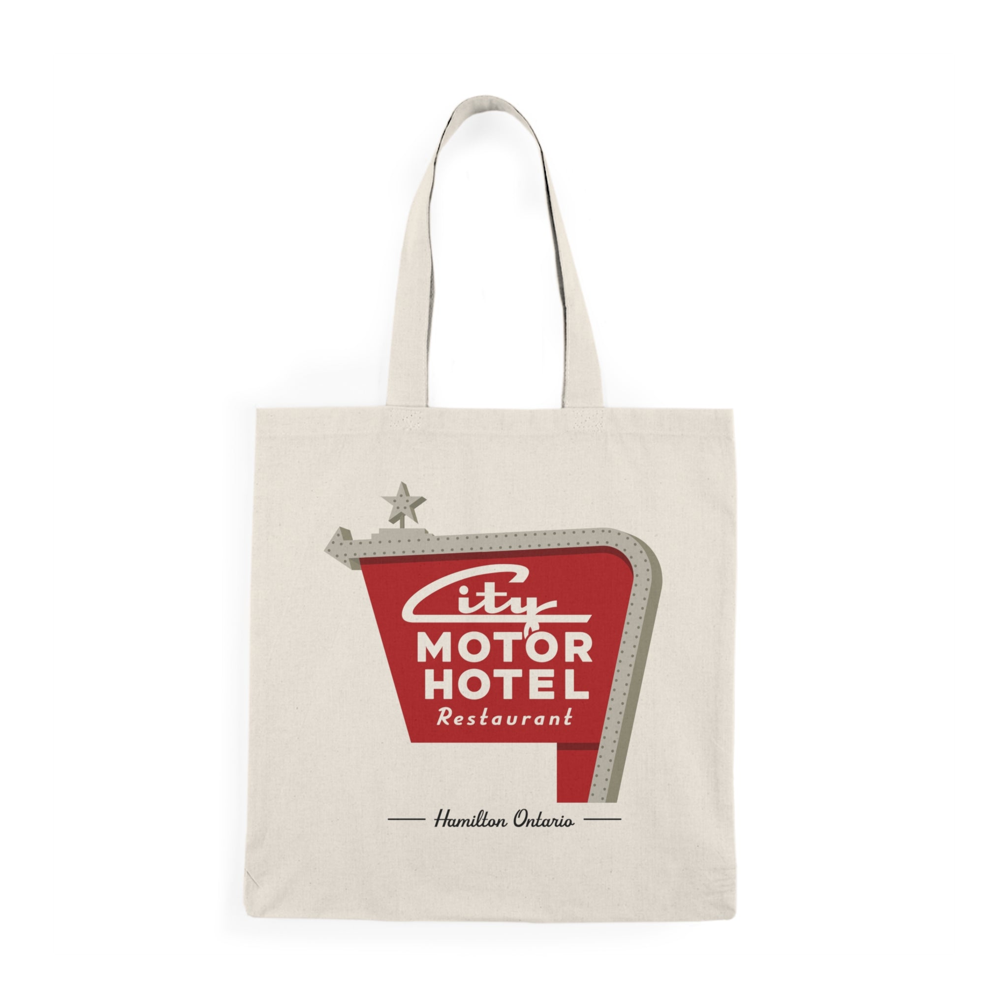 City Motor Hotel Restaurant Natural Tote Bag