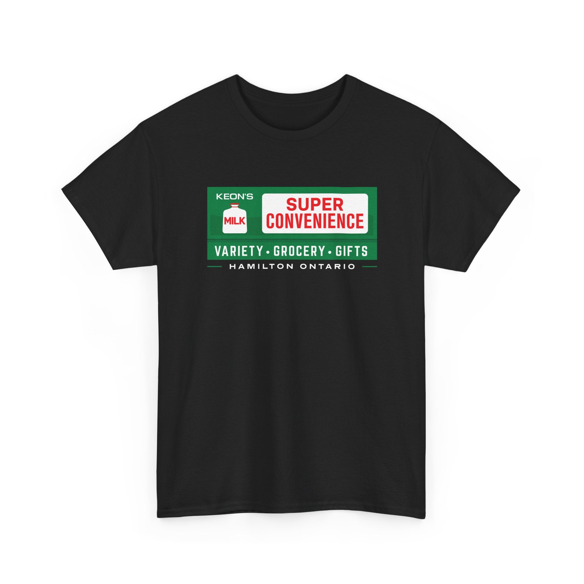 Keon's Super Convenience Classic Black Tee