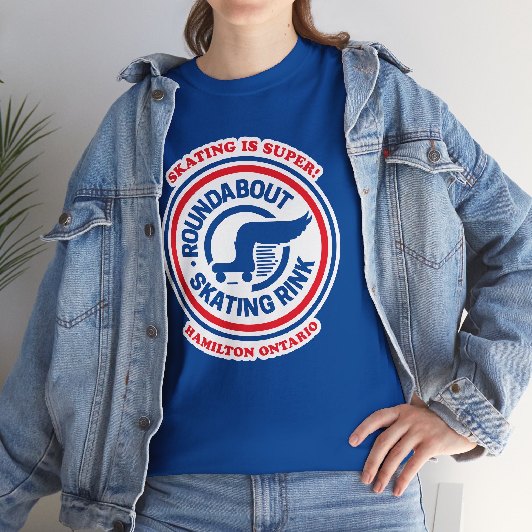 Limited Edition Roundabout Skating Rink Royal Blue Tee