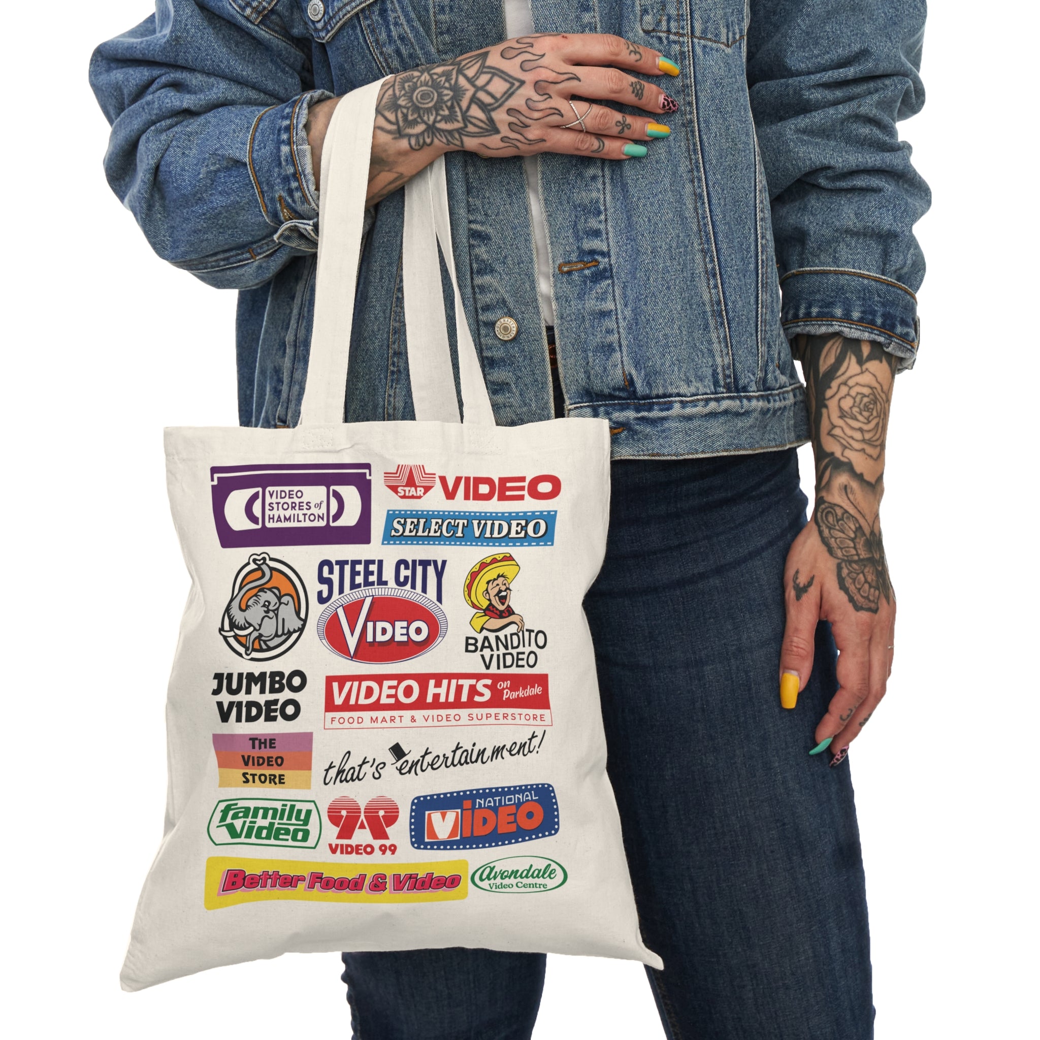Video Stores of Hamilton Natural Tote Bag