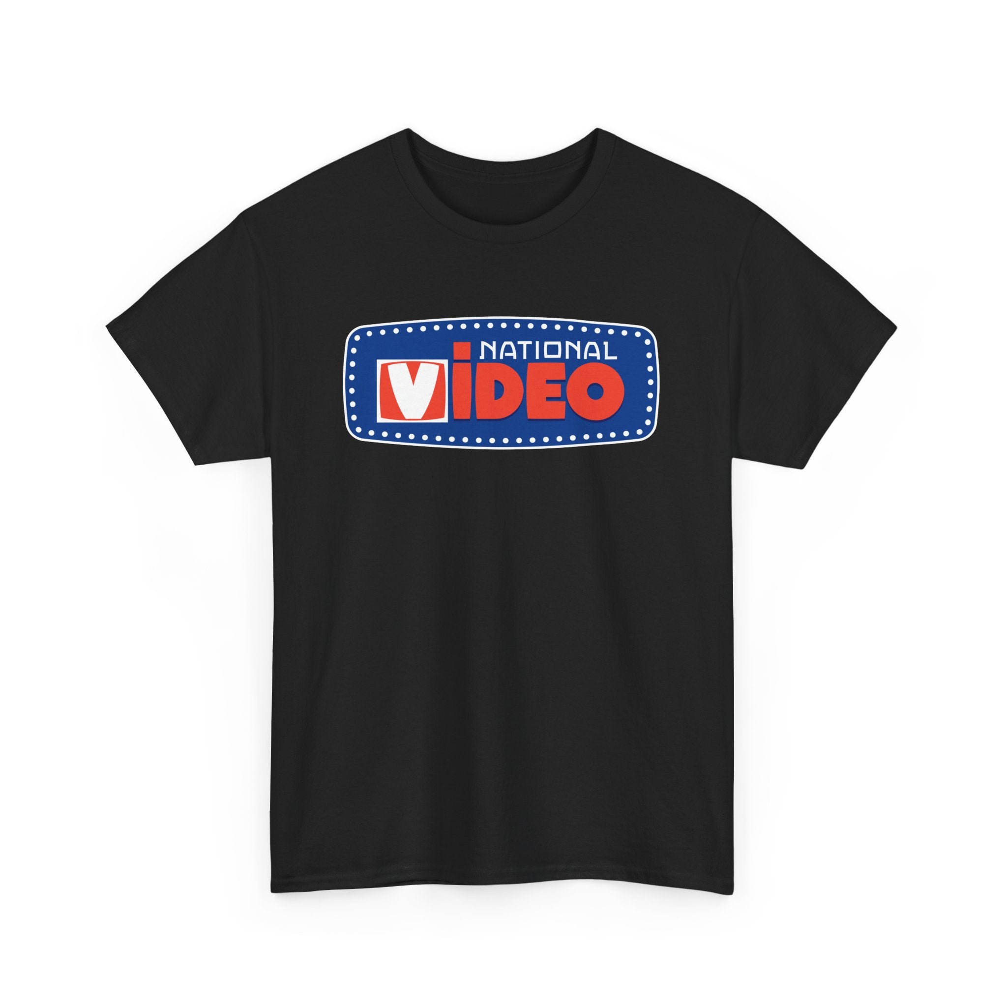 National Video Classic Black Tee