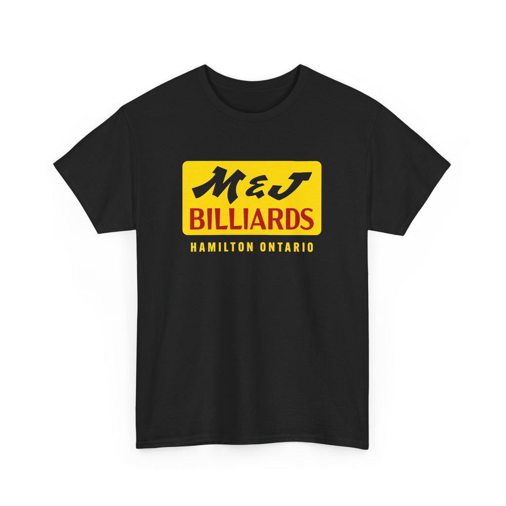 M&J Billiards Classic Black Tee