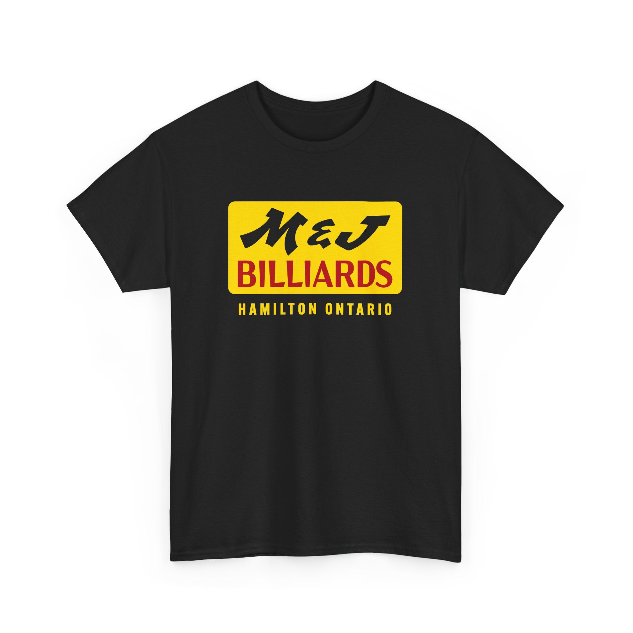 M&J Billiards Classic Black Tee
