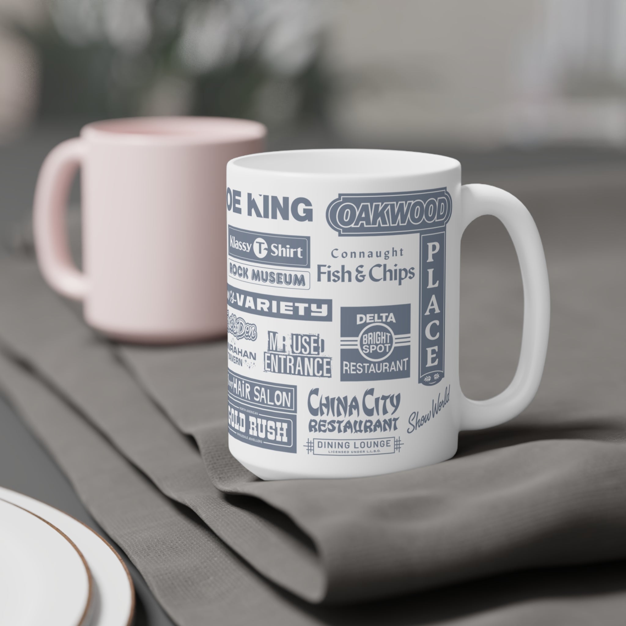 The Central Hamilton Mug - Monotone Series