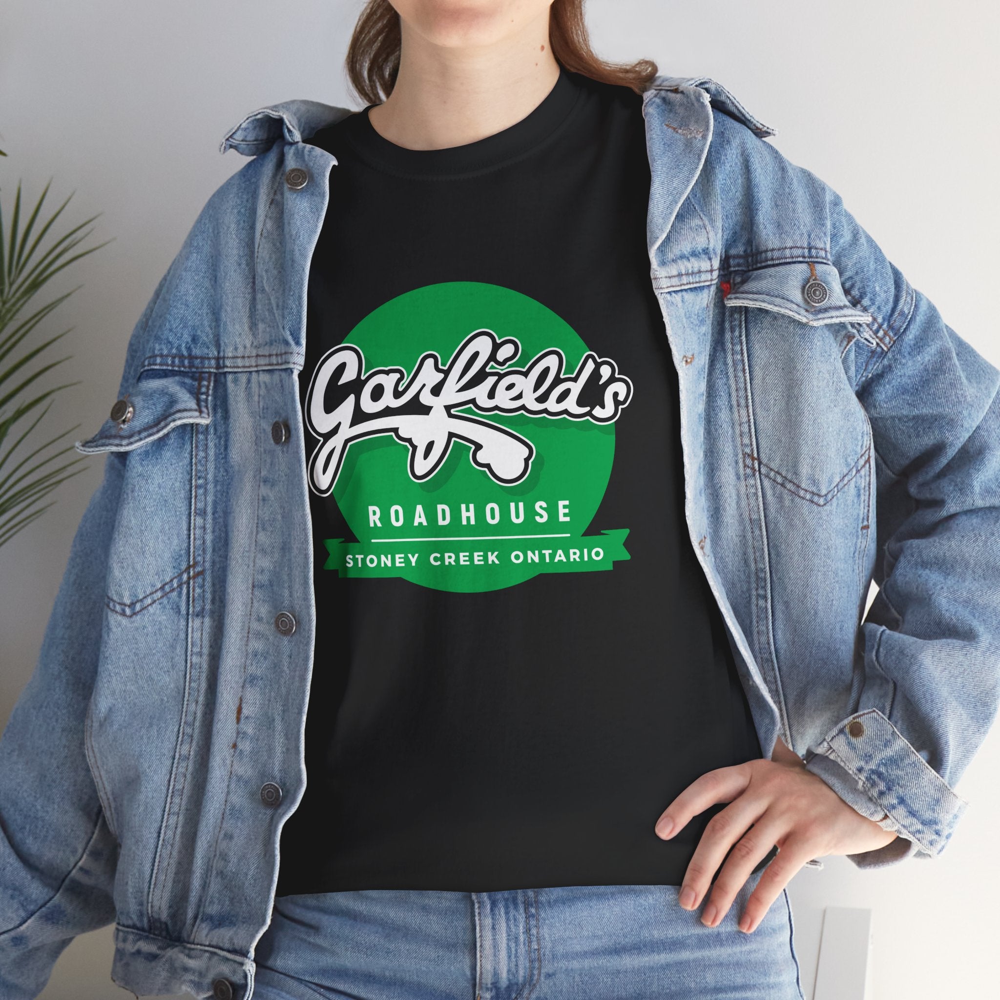 Garfield's Roadhouse Classic Black Tee