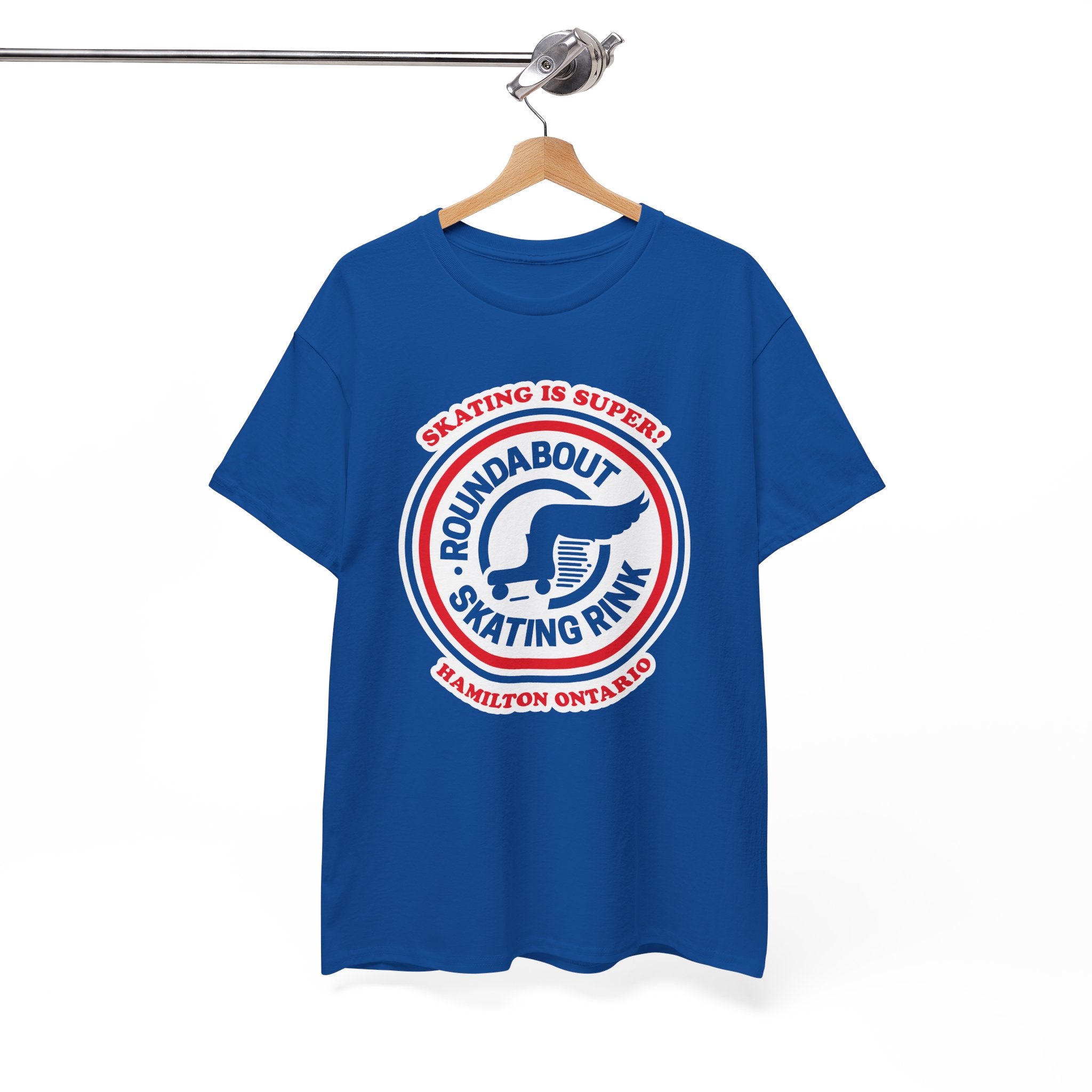 Limited Edition Roundabout Skating Rink Royal Blue Tee