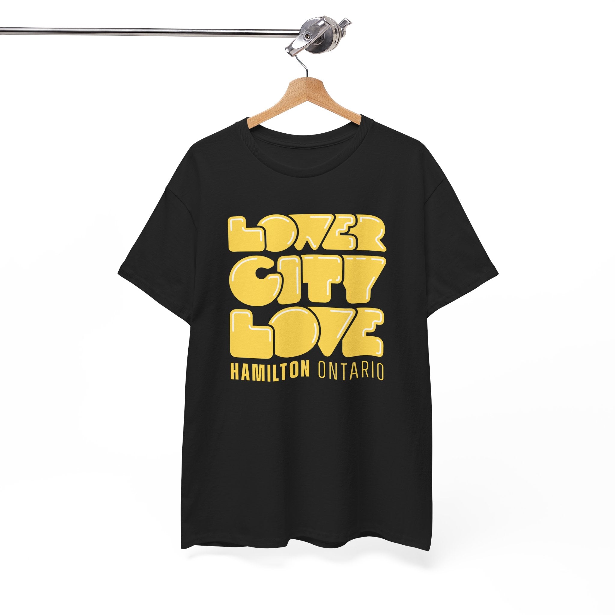 Lower City Love Black Tee